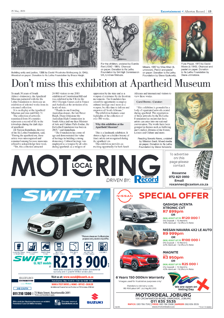 Alberton Record 29 May 2024 page 13