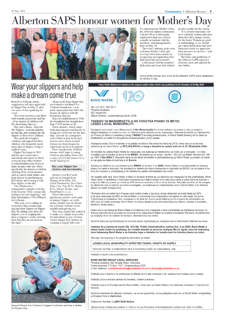 Alberton Record 29 May 2024 page 9