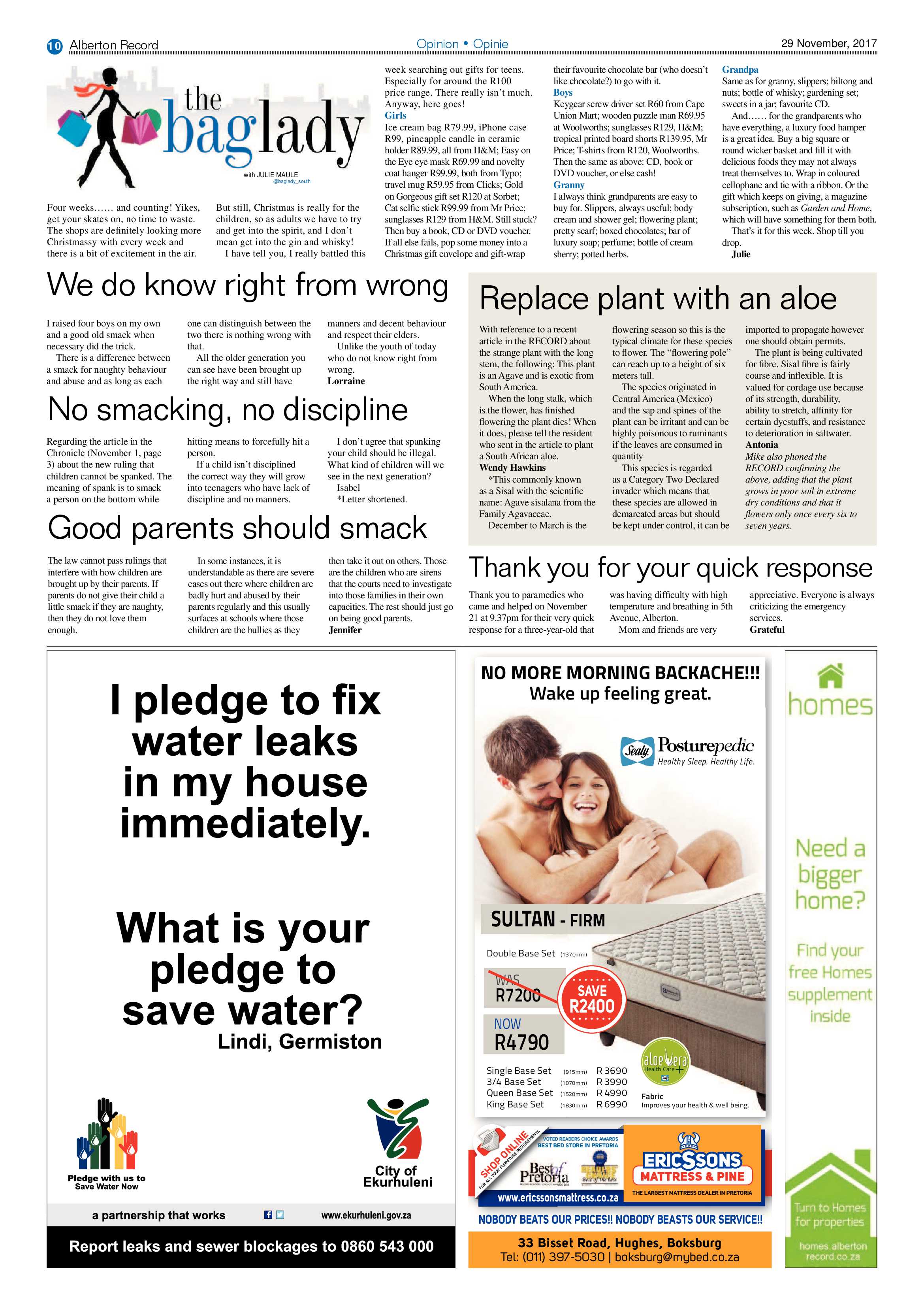 Alberton Record 29 November 2017 page 10