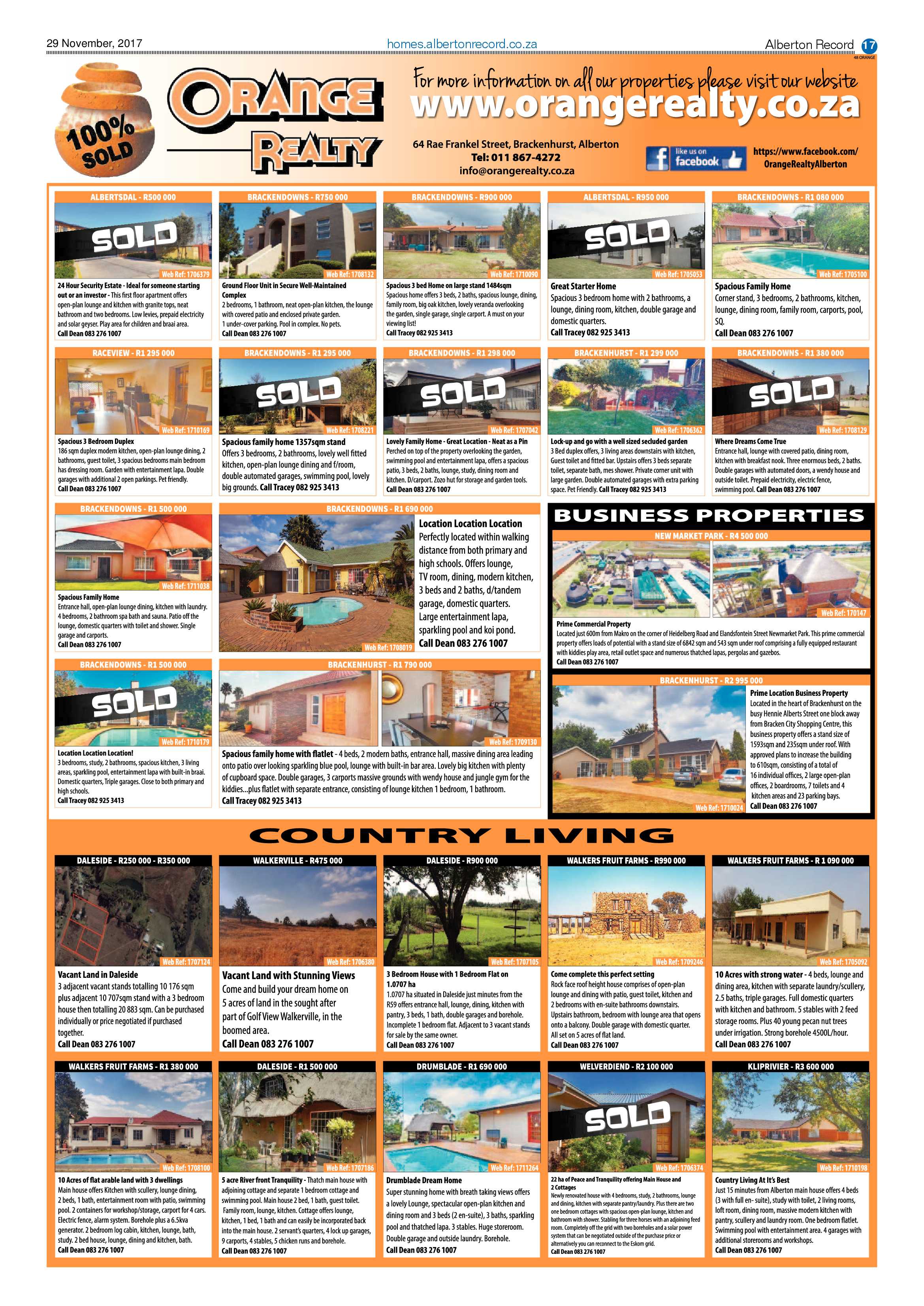 Alberton Record 29 November 2017 page 17
