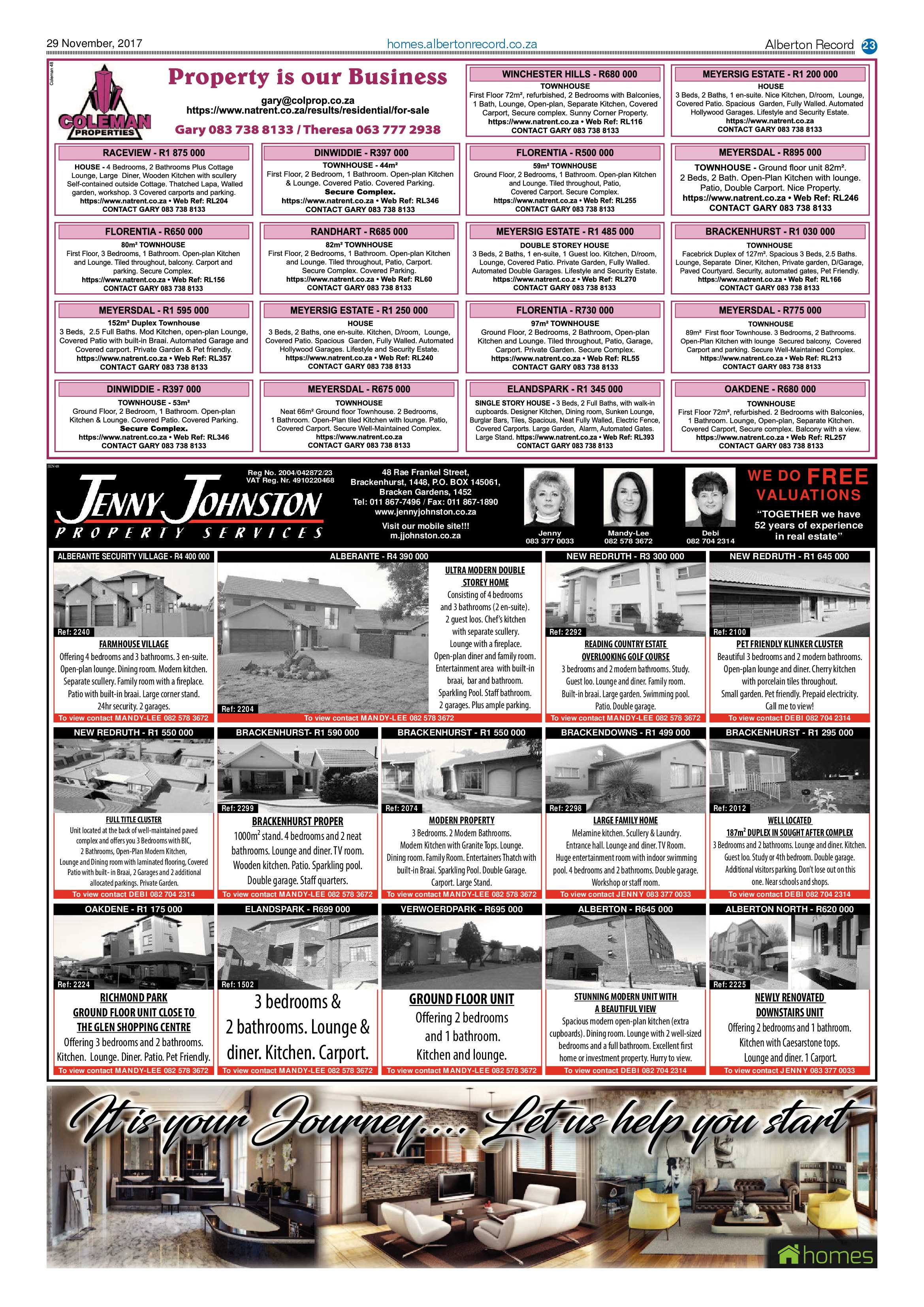 Alberton Record 29 November 2017 page 23