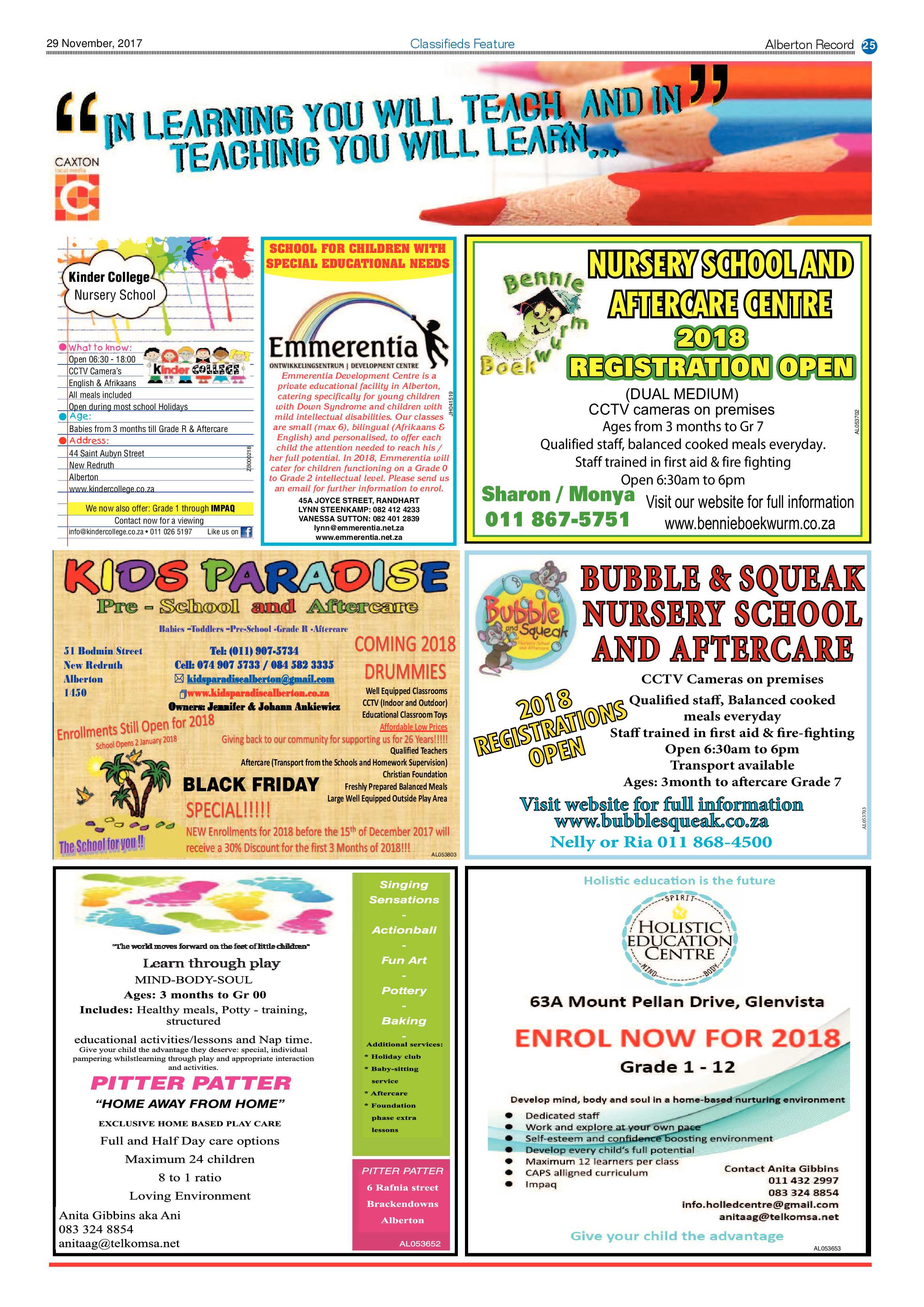 Alberton Record 29 November 2017 page 25