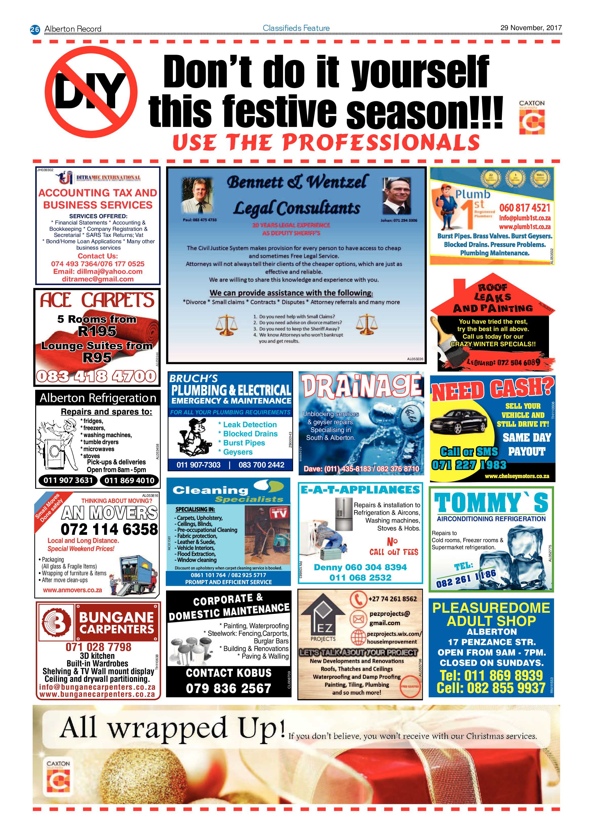 Alberton Record 29 November 2017 page 26