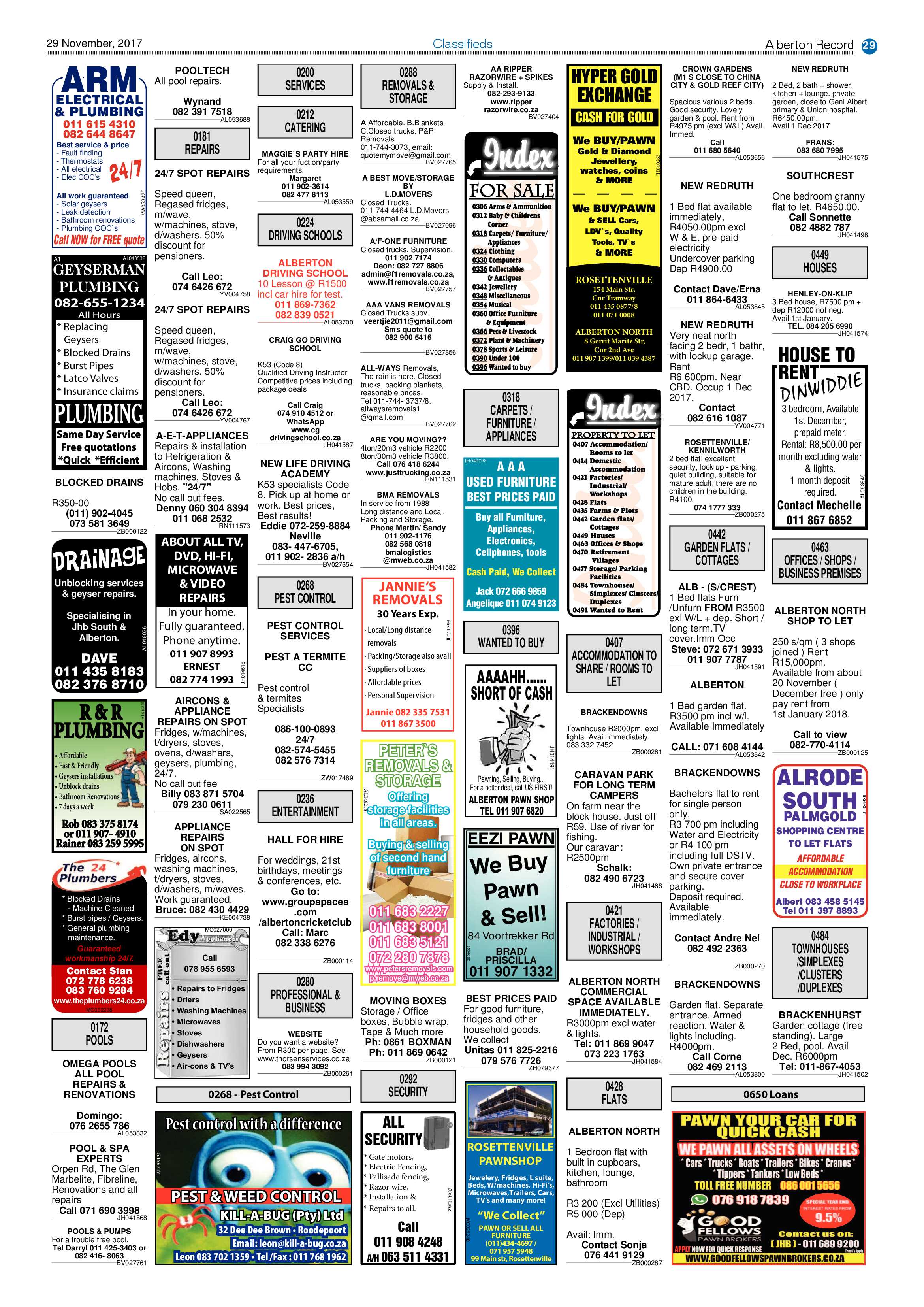 Alberton Record 29 November 2017 page 29