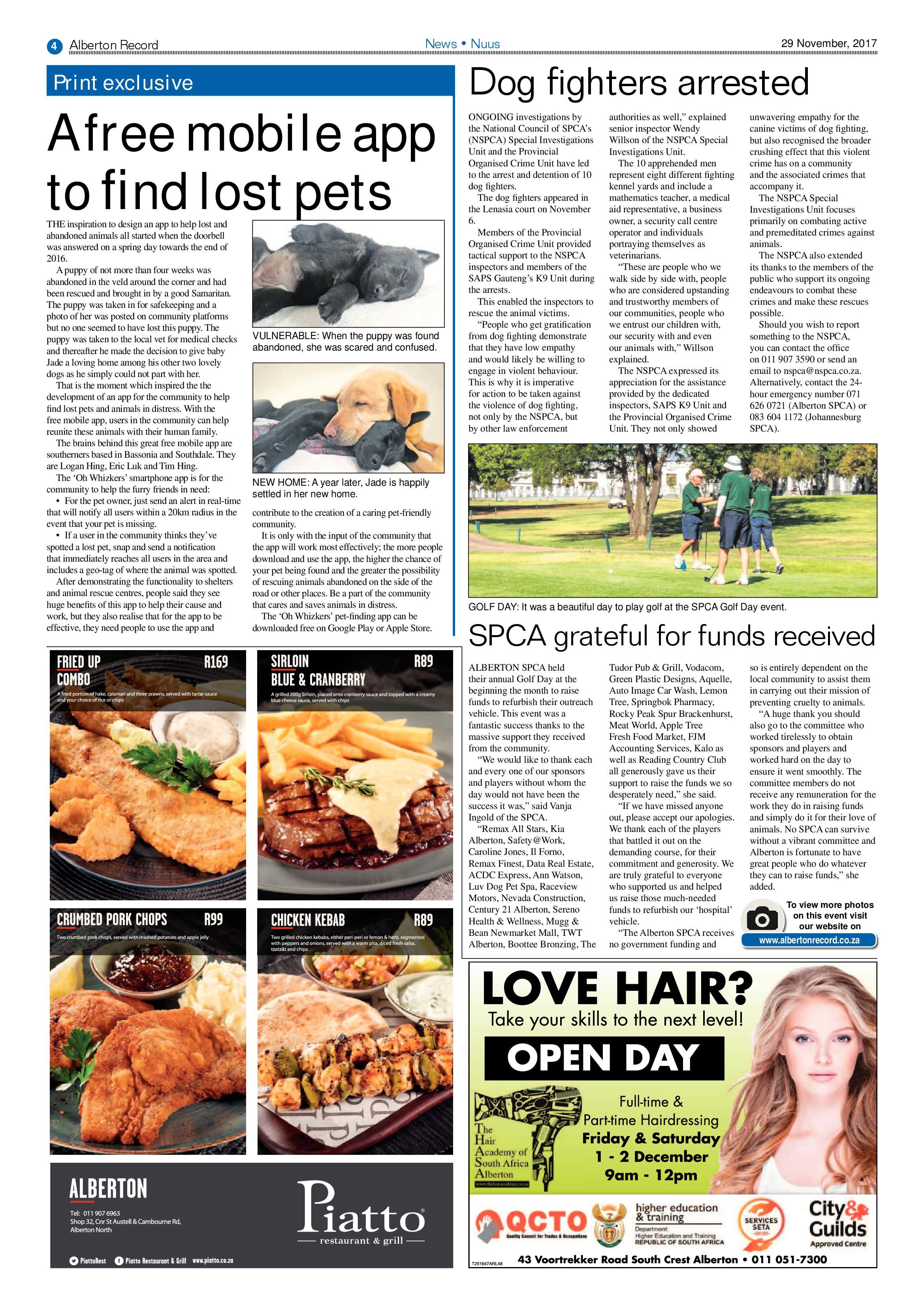 Alberton Record 29 November 2017 page 4