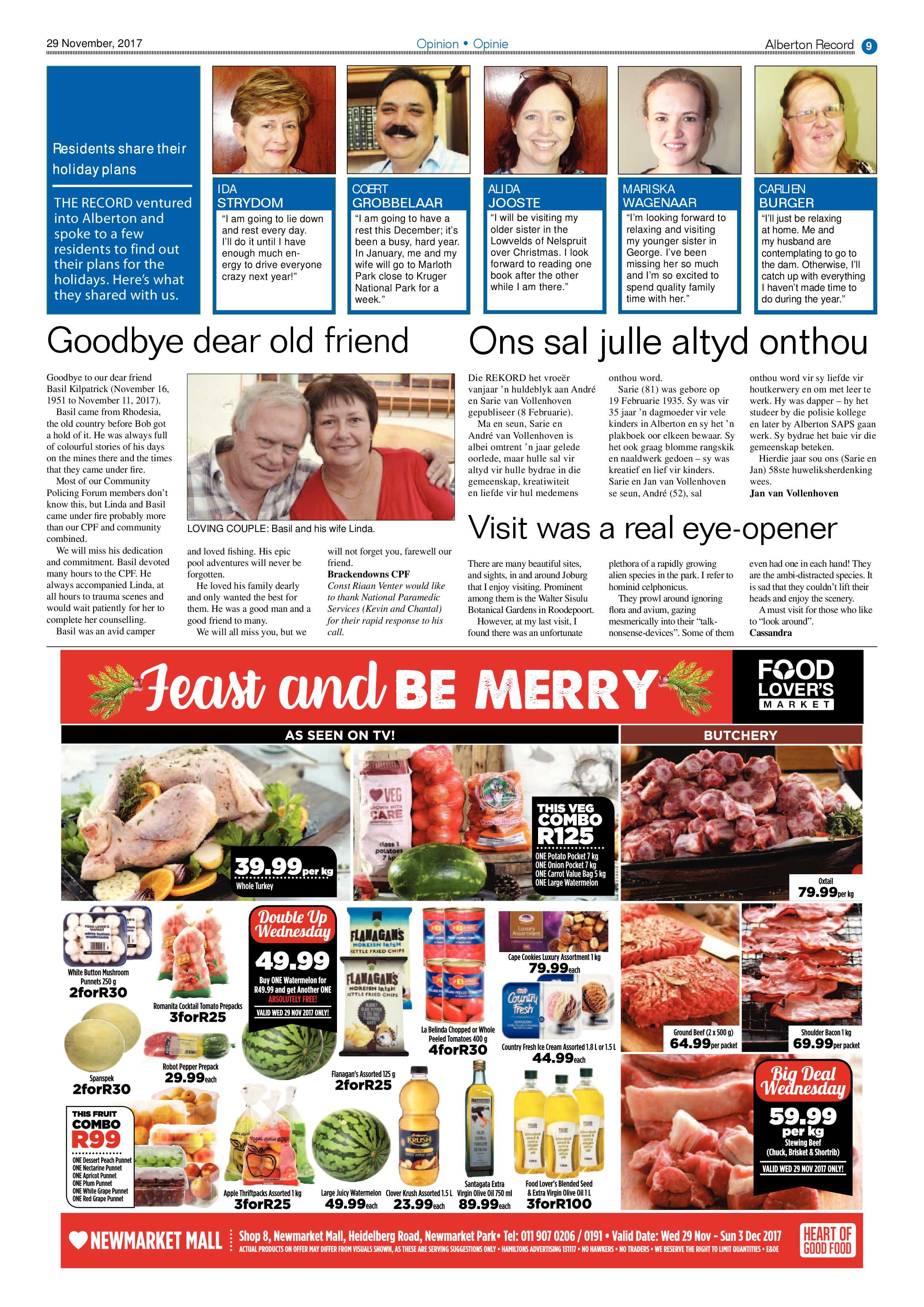 Alberton Record 29 November 2017 page 9