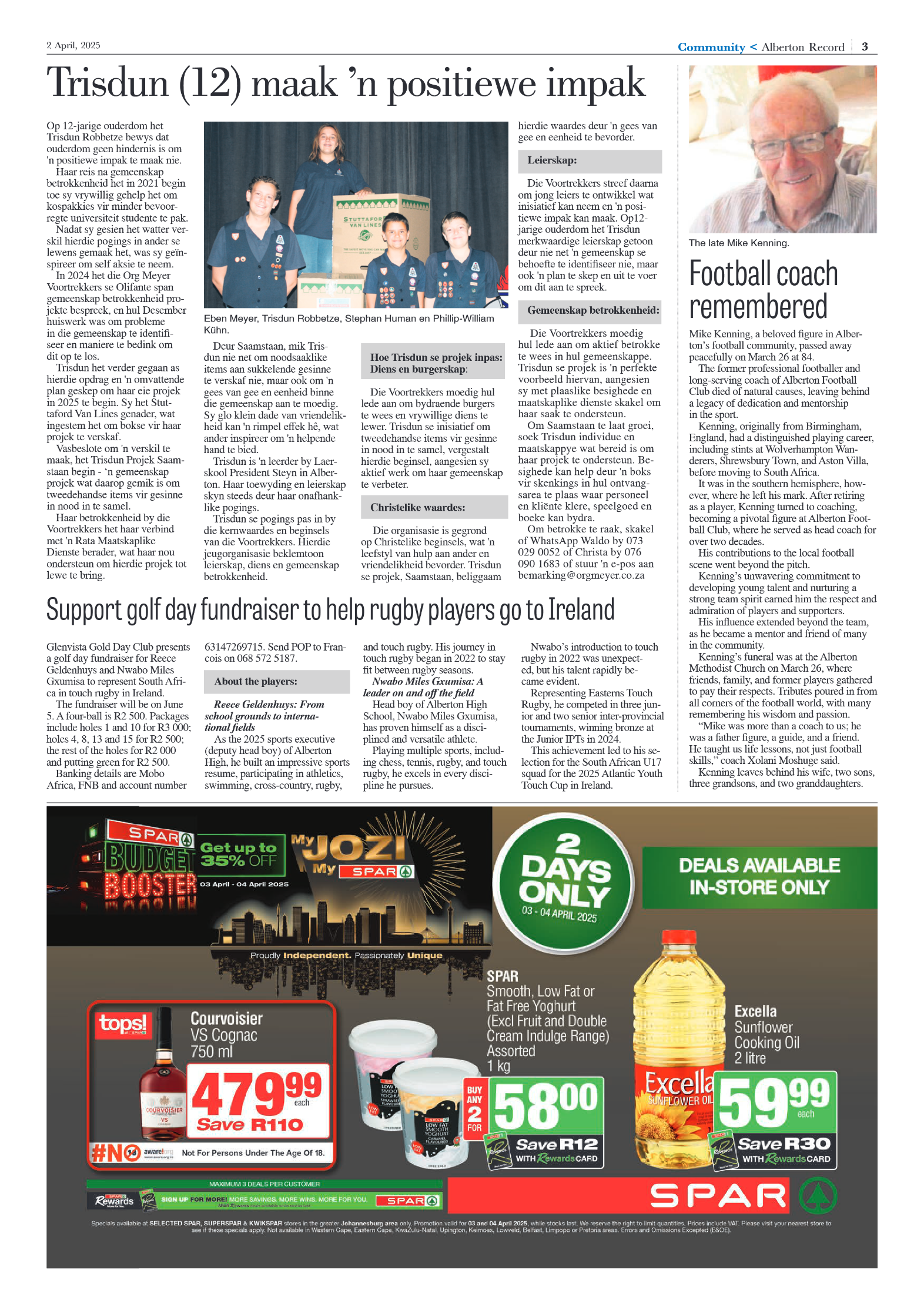 Alberton Record 2 April 2025 page 3