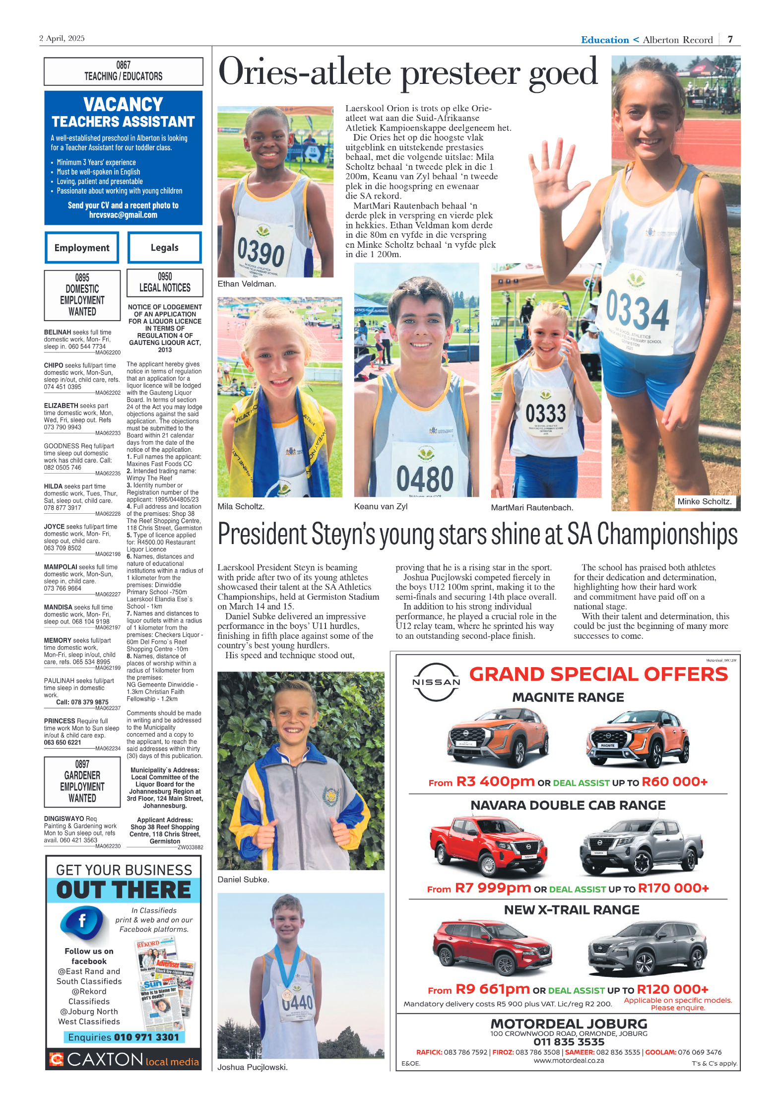 Alberton Record 2 April 2025 page 7