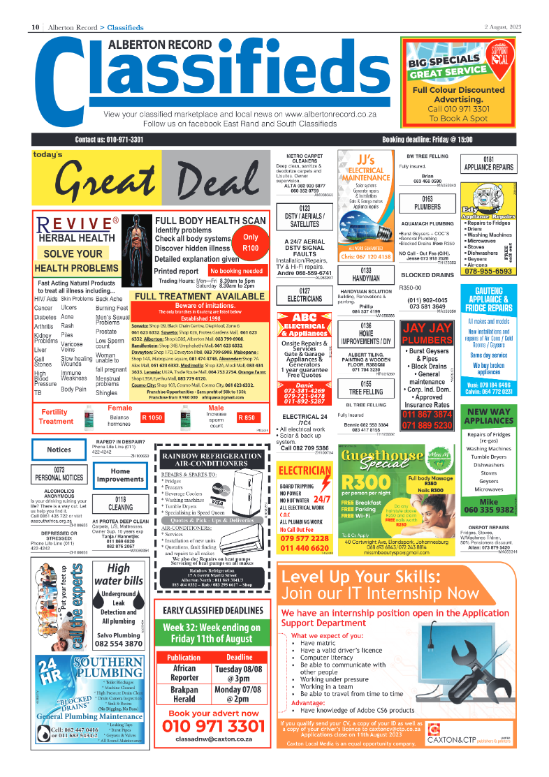 Alberton Record 2 August 2023 page 18