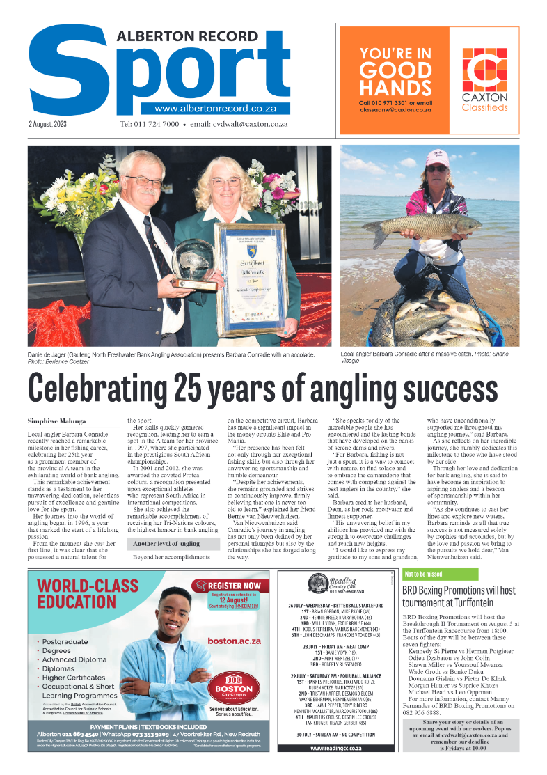 Alberton Record 2 August 2023 page 20