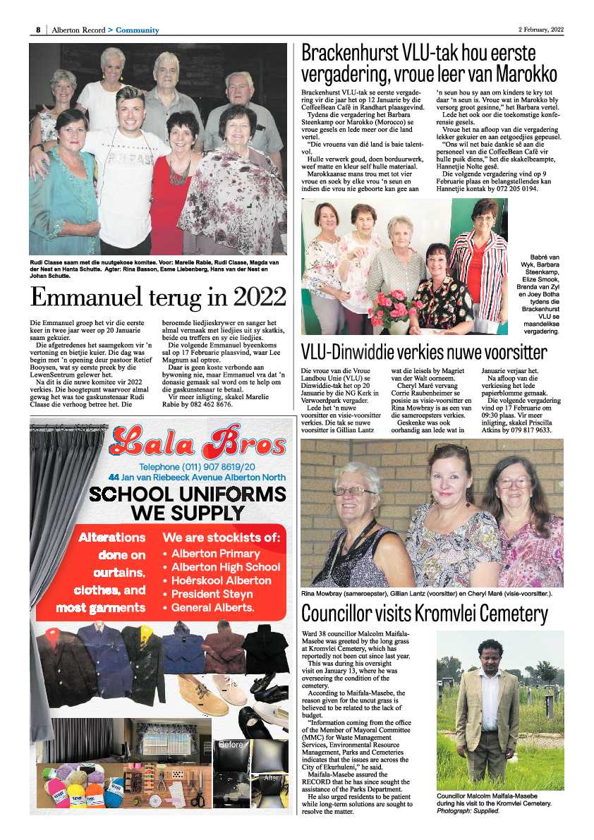 Alberton Record 2 February 2022 page 10