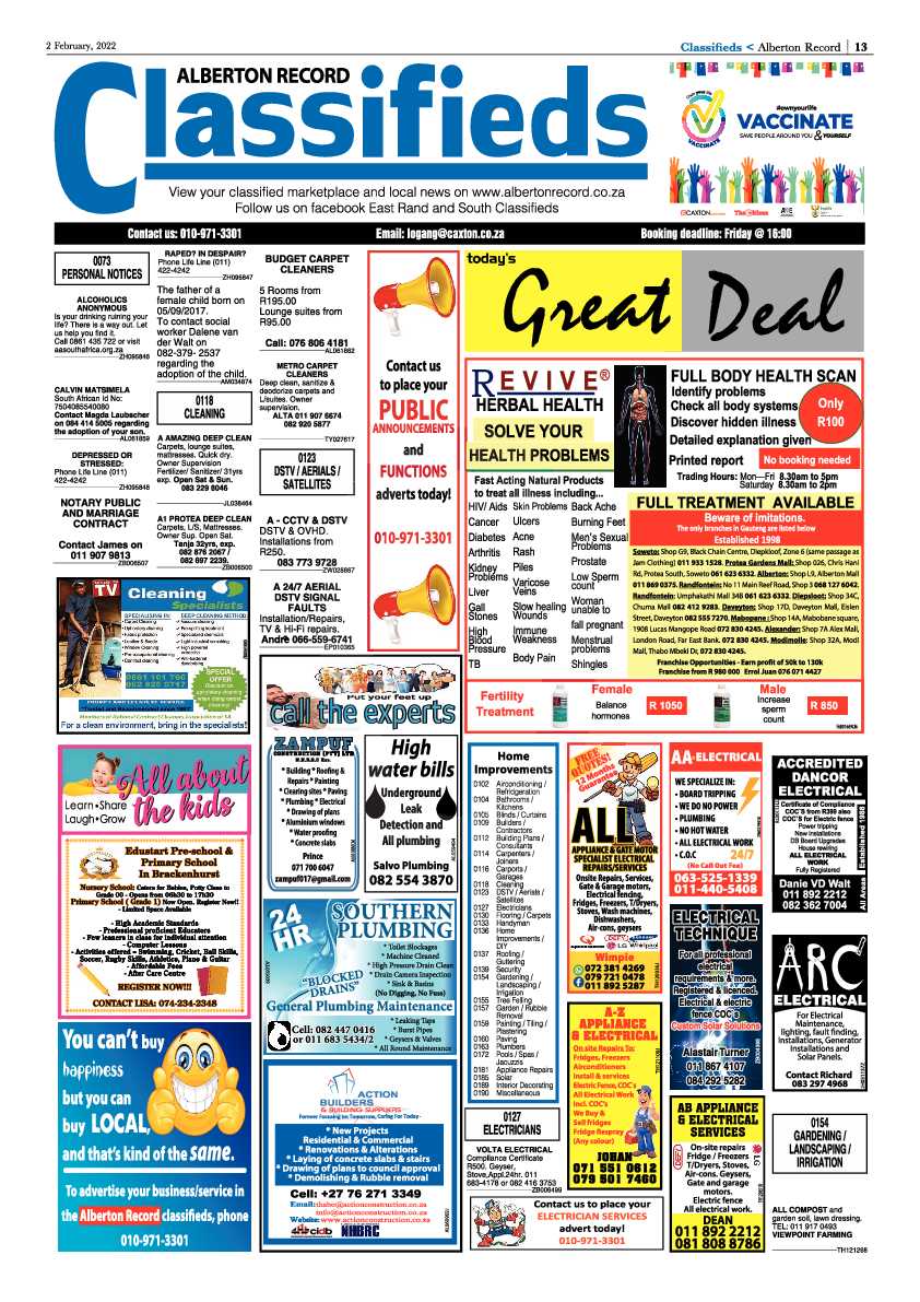 Alberton Record 2 February 2022 page 15