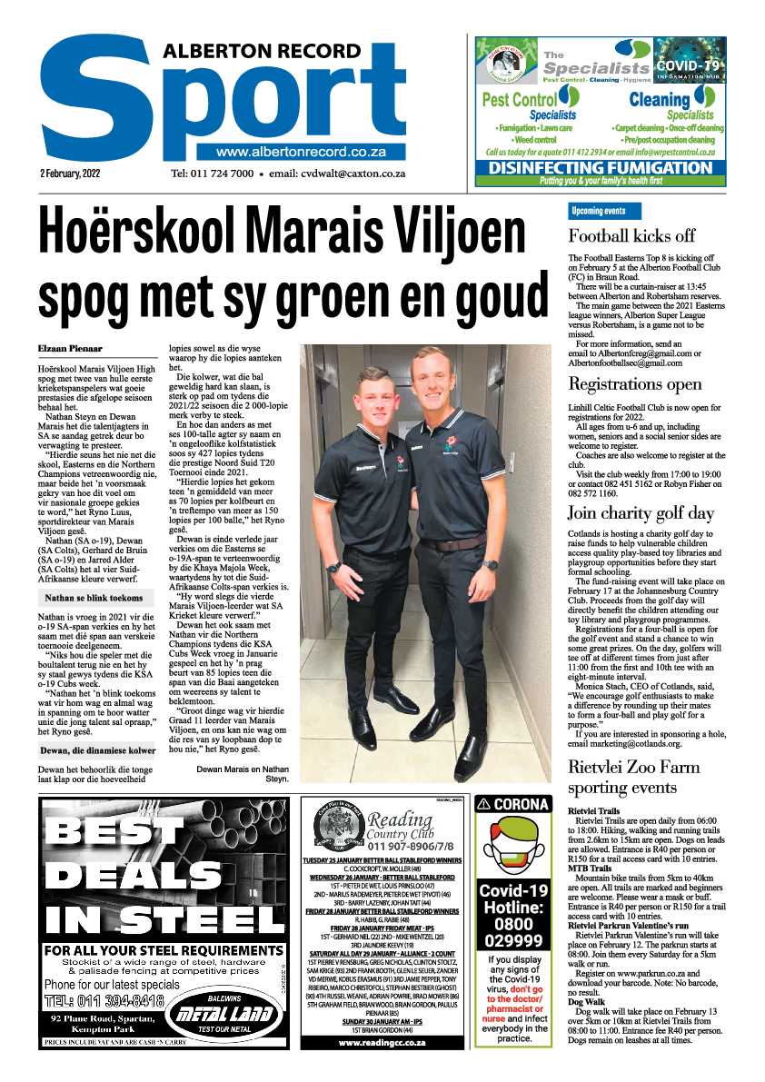 Alberton Record 2 February 2022 page 18
