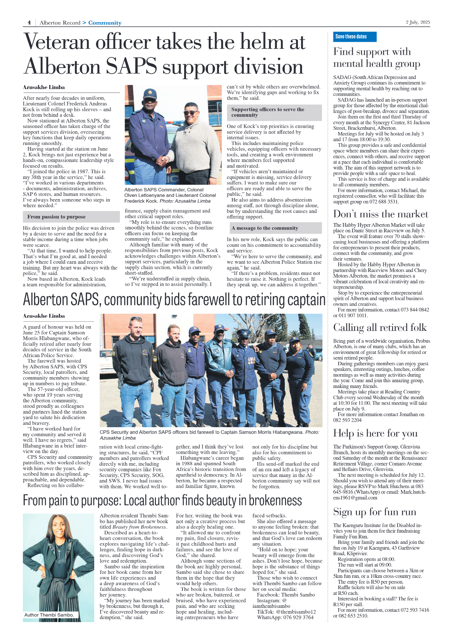 Alberton Record 2 July 2025 page 4