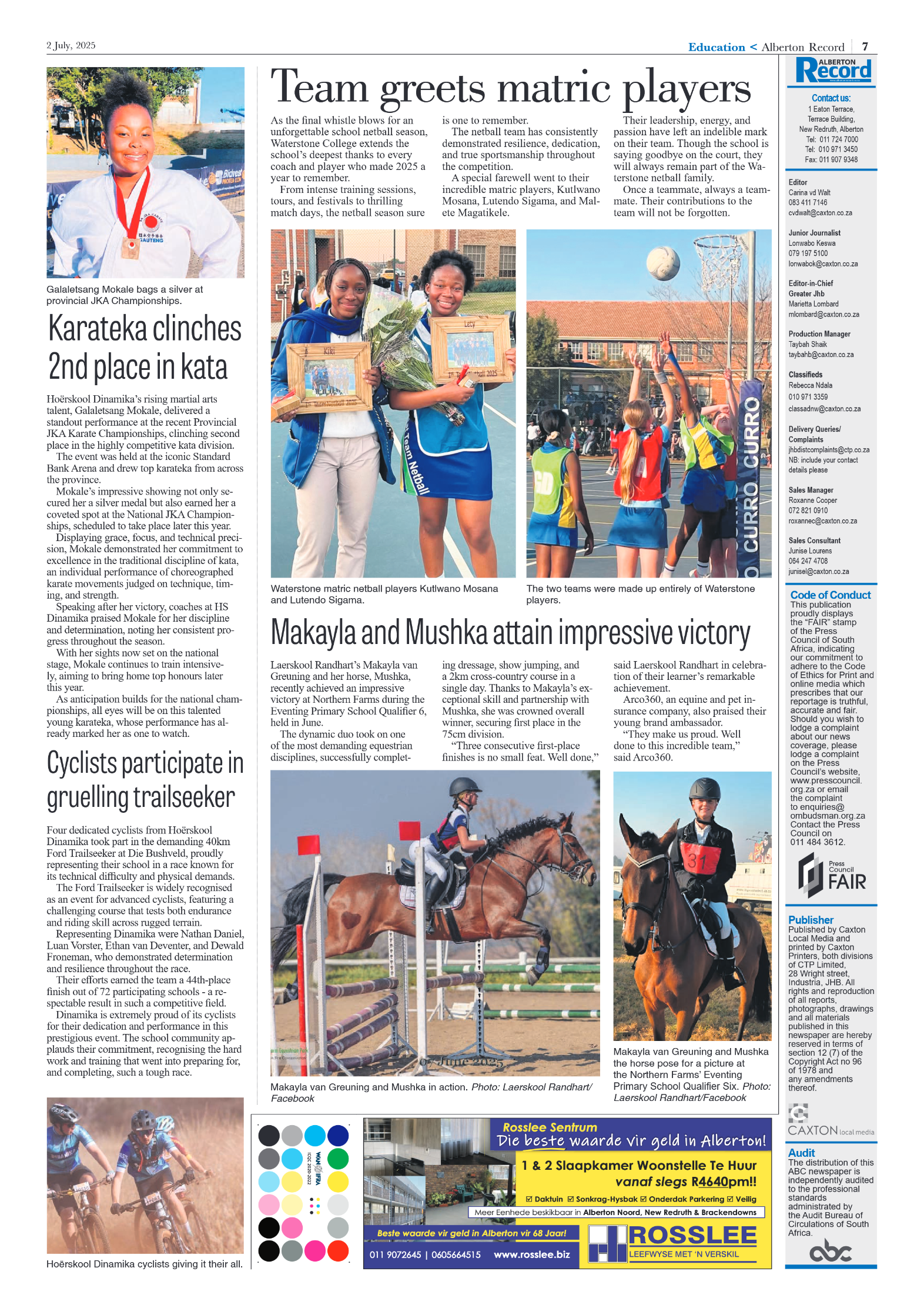 Alberton Record 2 July 2025 page 7