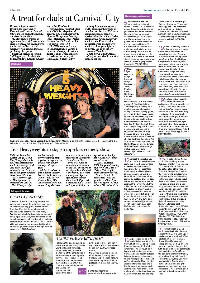 Alberton Record 2 June 2021 page 13