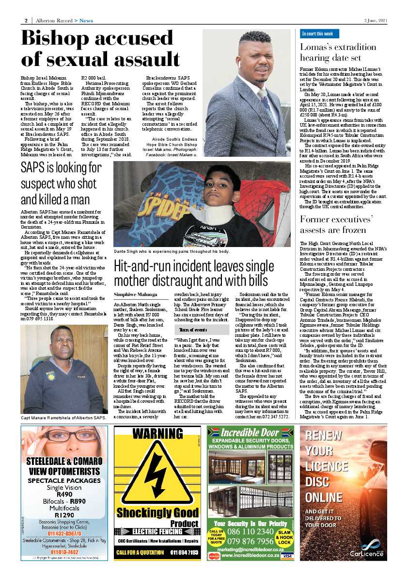 Alberton Record 2 June 2021 page 2