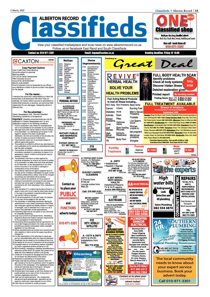 Alberton Record 2 March 2022 page 15