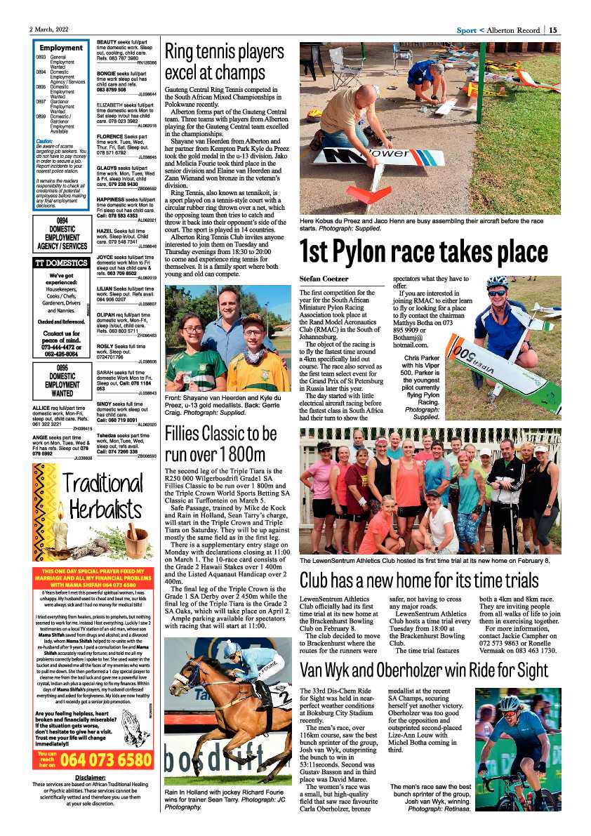 Alberton Record 2 March 2022 page 17