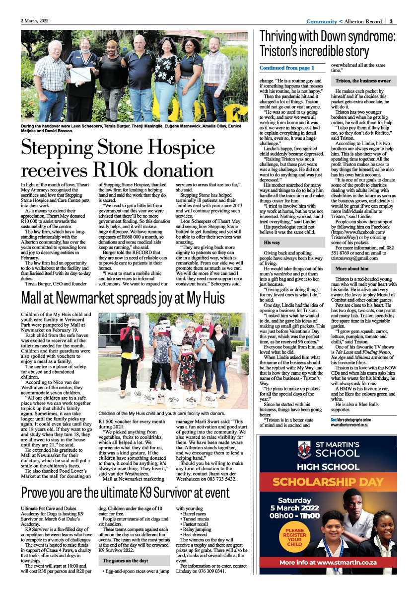 Alberton Record 2 March 2022 page 5