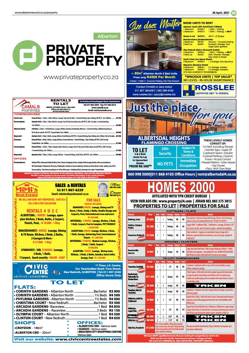 Alberton Record 30 April 2021 page 19