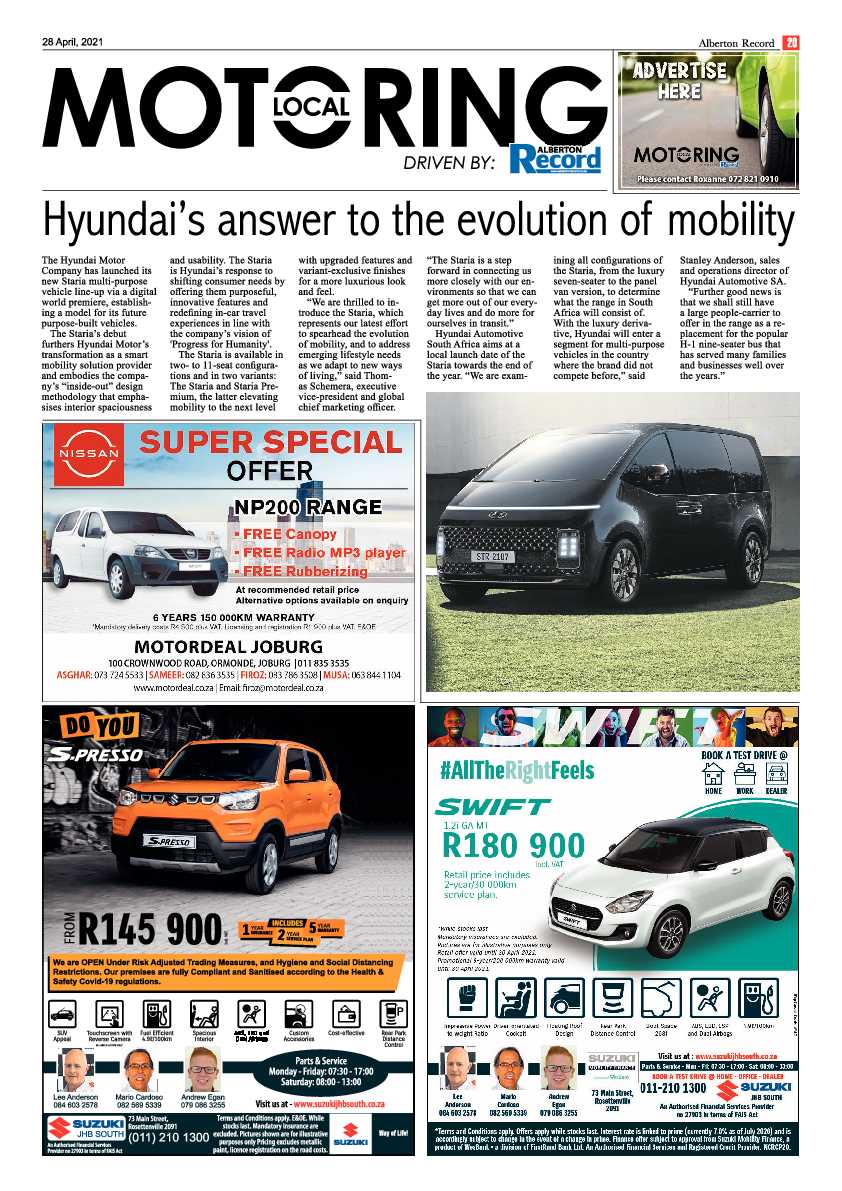 Alberton Record 30 April 2021 page 20