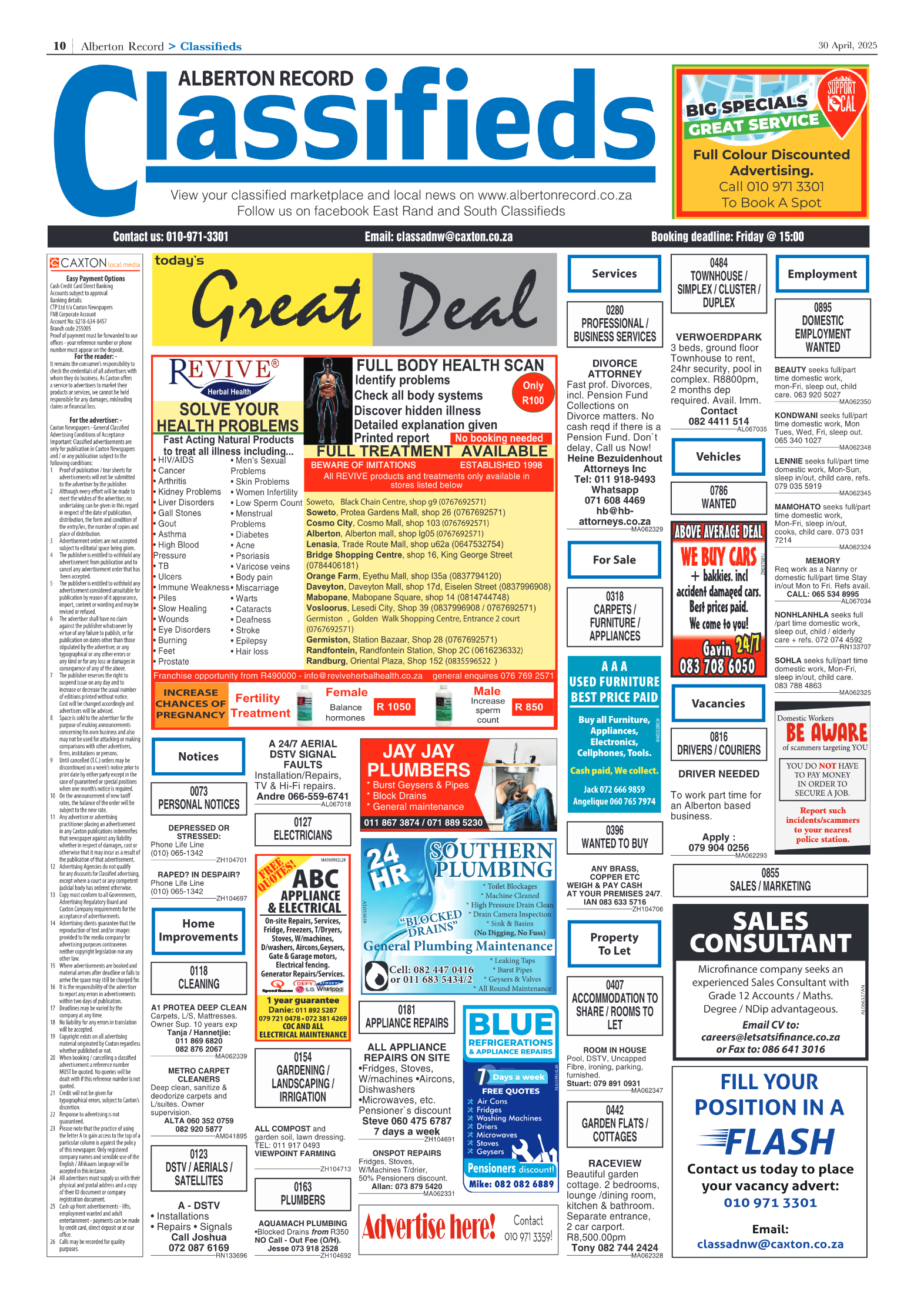 Alberton Record 30 April 2025 page 10