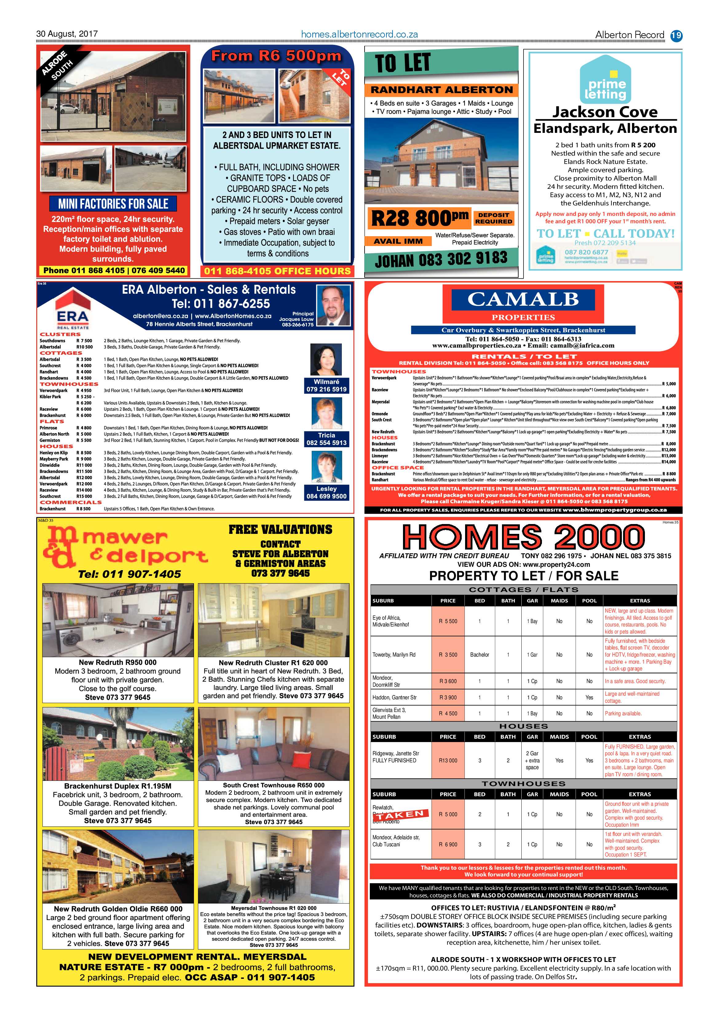 Alberton Record 30 August 2017 page 19