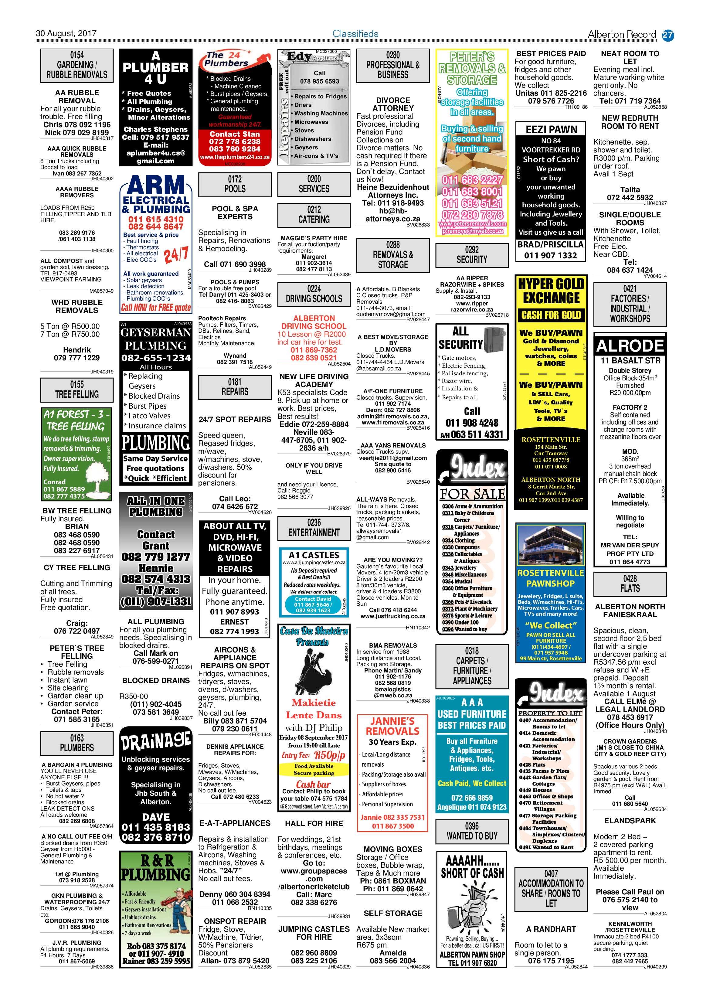 Alberton Record 30 August 2017 page 27