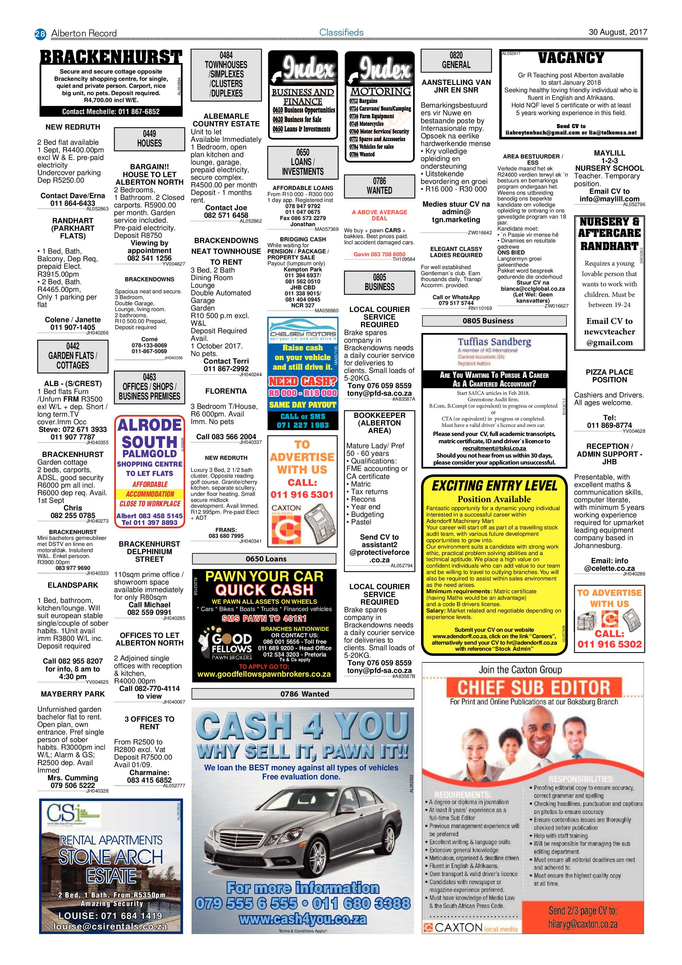 Alberton Record 30 August 2017 page 28