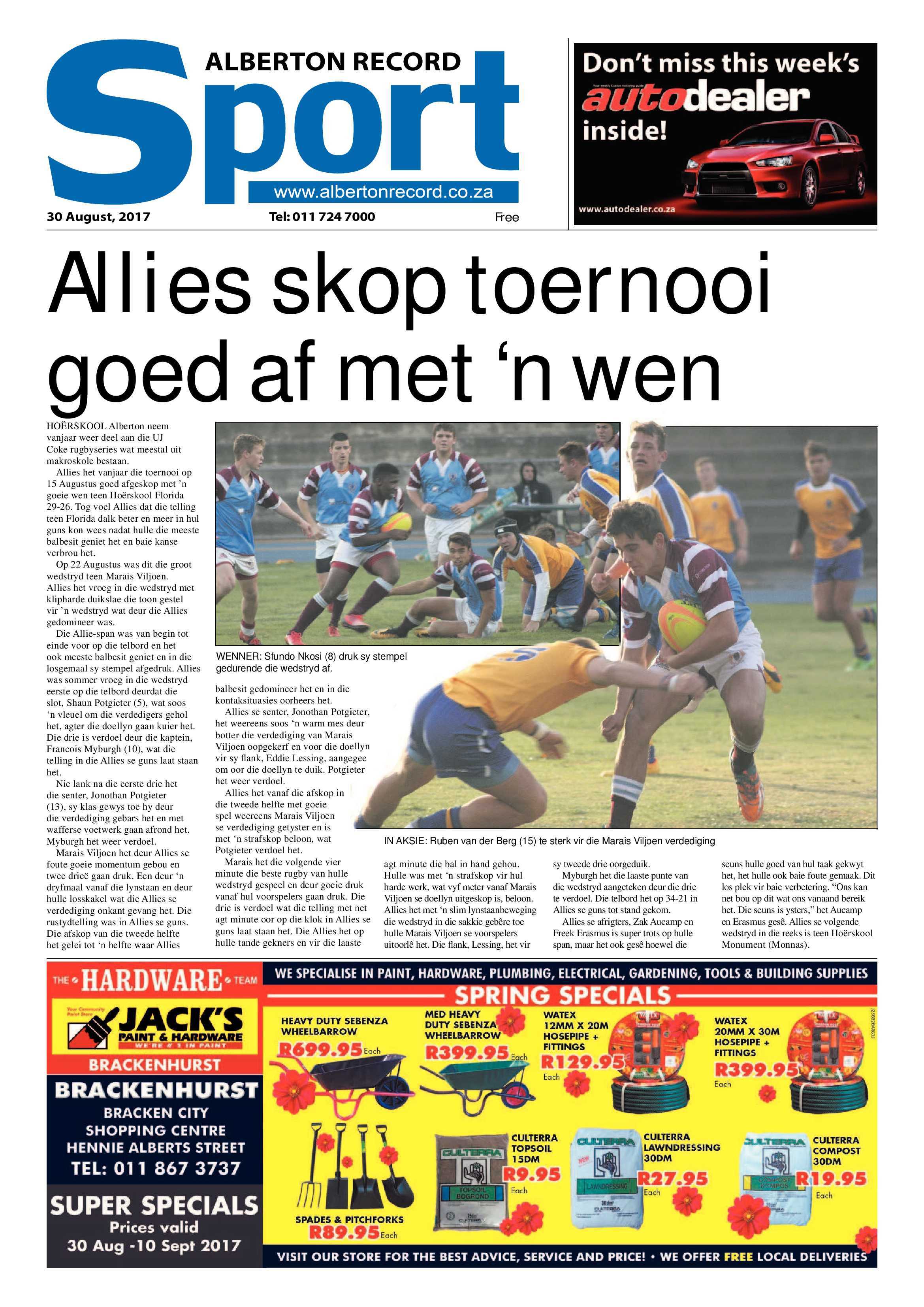 Alberton Record 30 August 2017 page 32