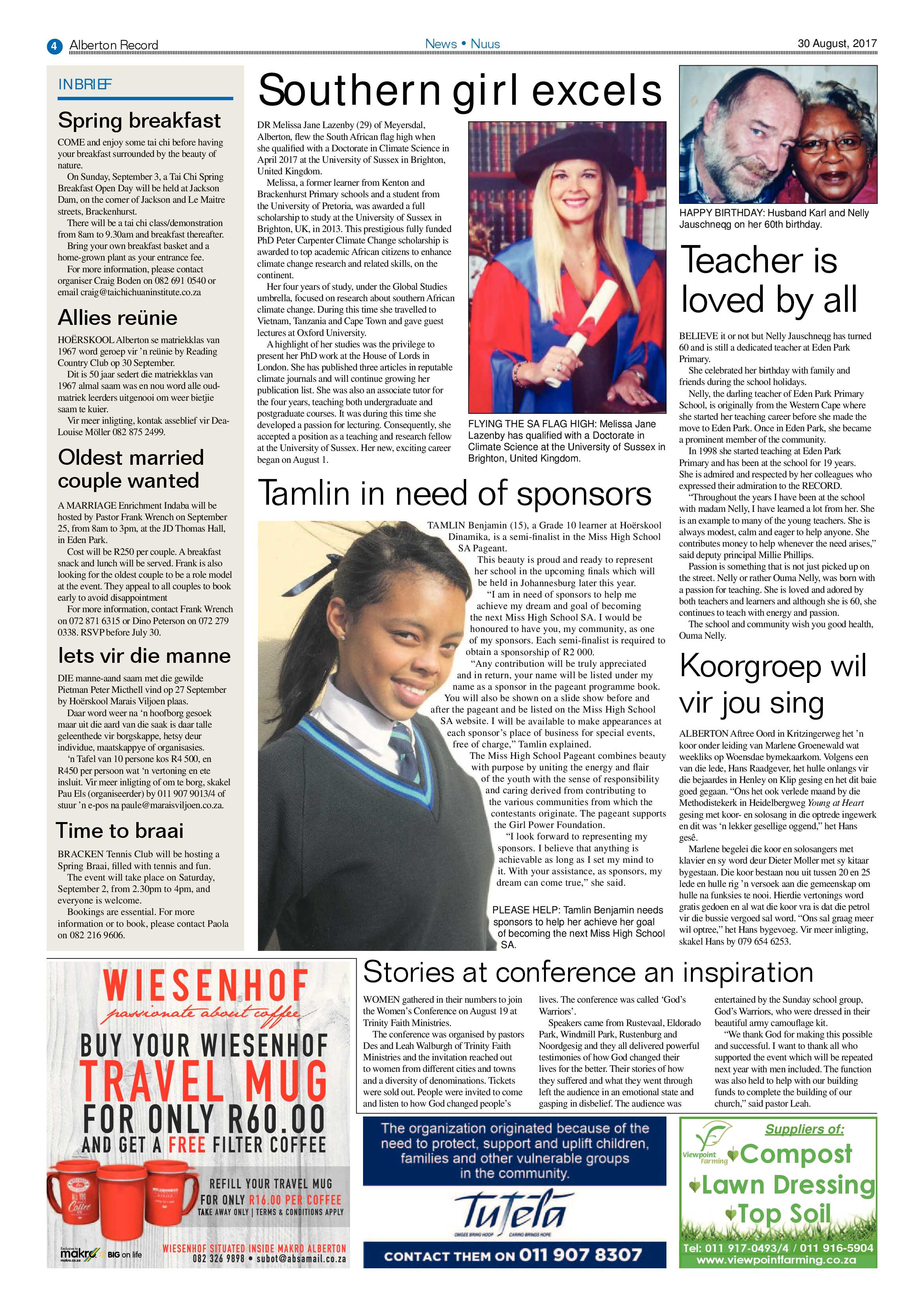 Alberton Record 30 August 2017 page 4