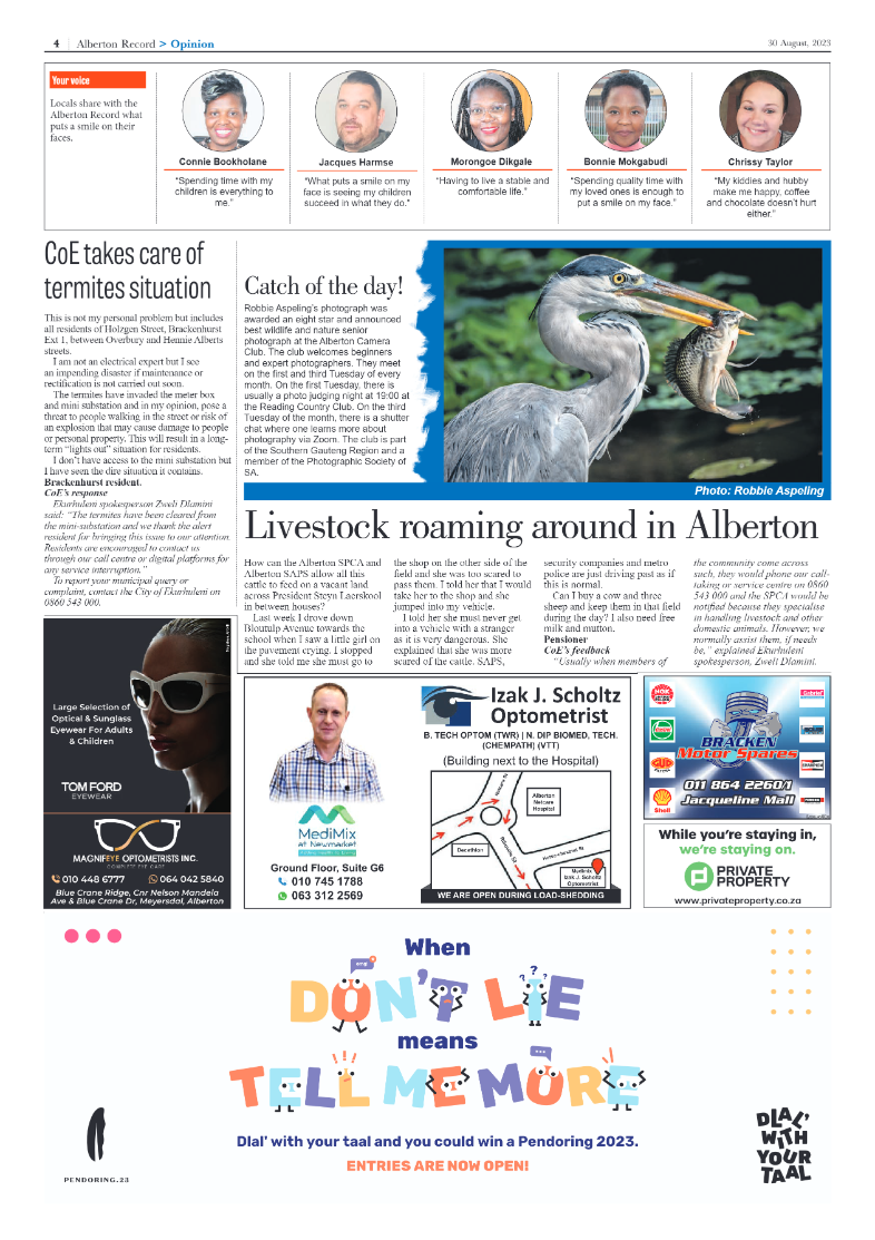 Alberton Record 30 August 2023 page 4