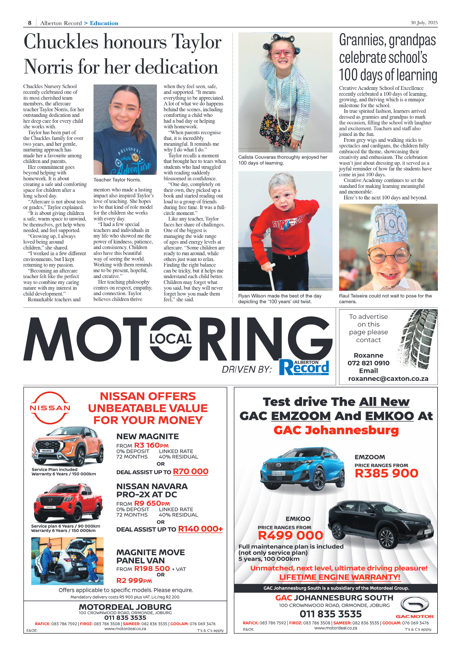 Alberton Record 30 July 2025 page 16