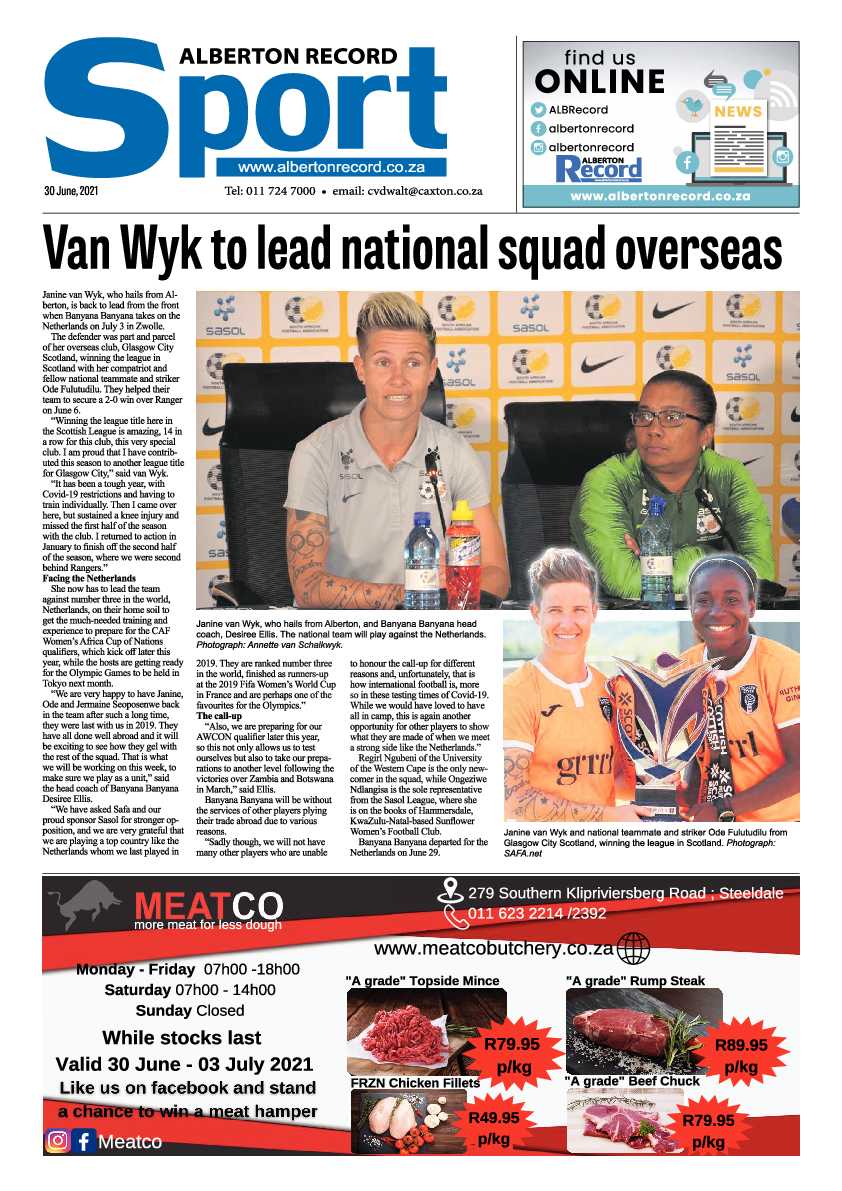 Alberton Record 30 June 2021 page 20