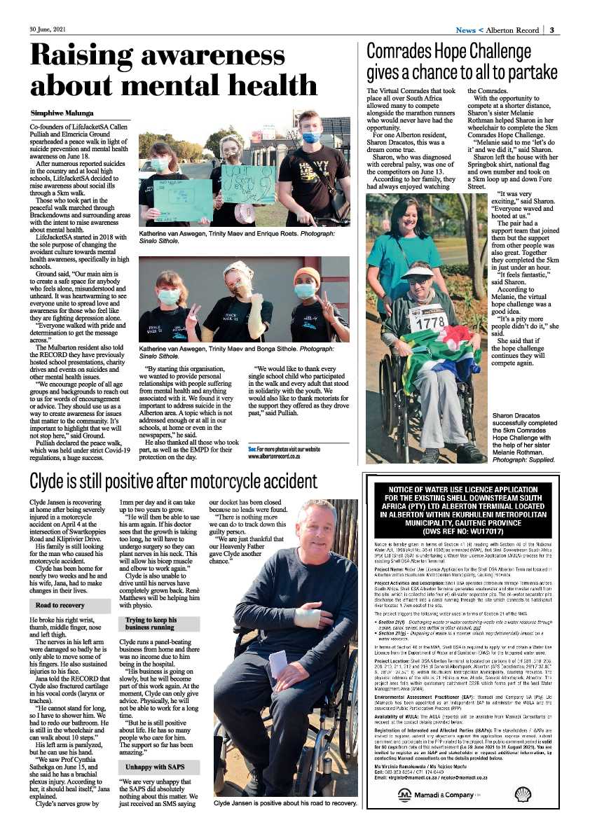 Alberton Record 30 June 2021 page 3