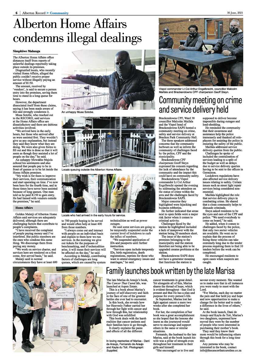 Alberton Record 30 June 2021 page 6