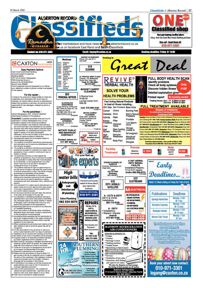 Alberton Record 30 March 2022 page 19