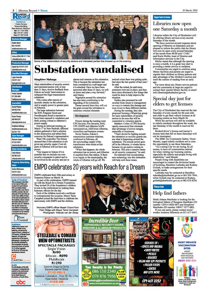 Alberton Record 30 March 2022 page 4