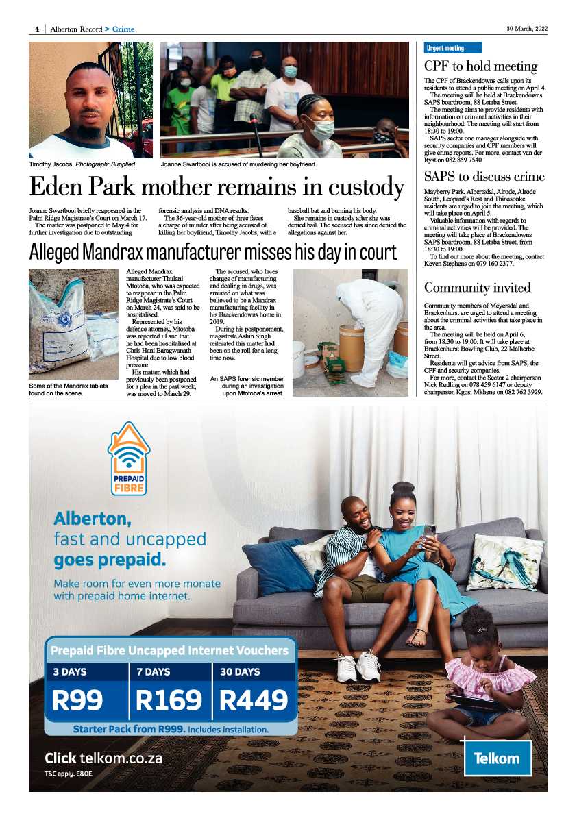 Alberton Record 30 March 2022 page 6