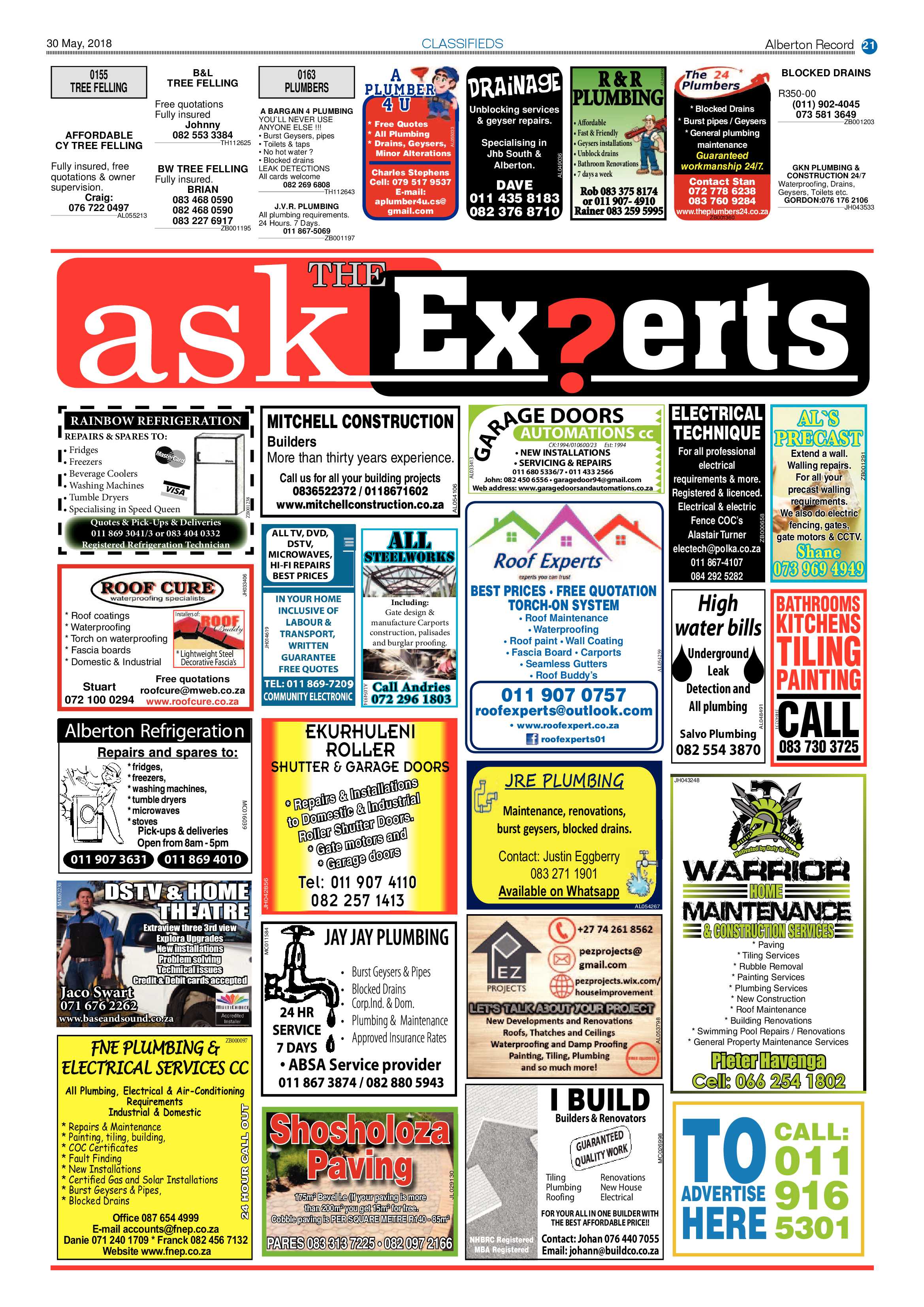 Alberton Record 30 May 2018 page 21