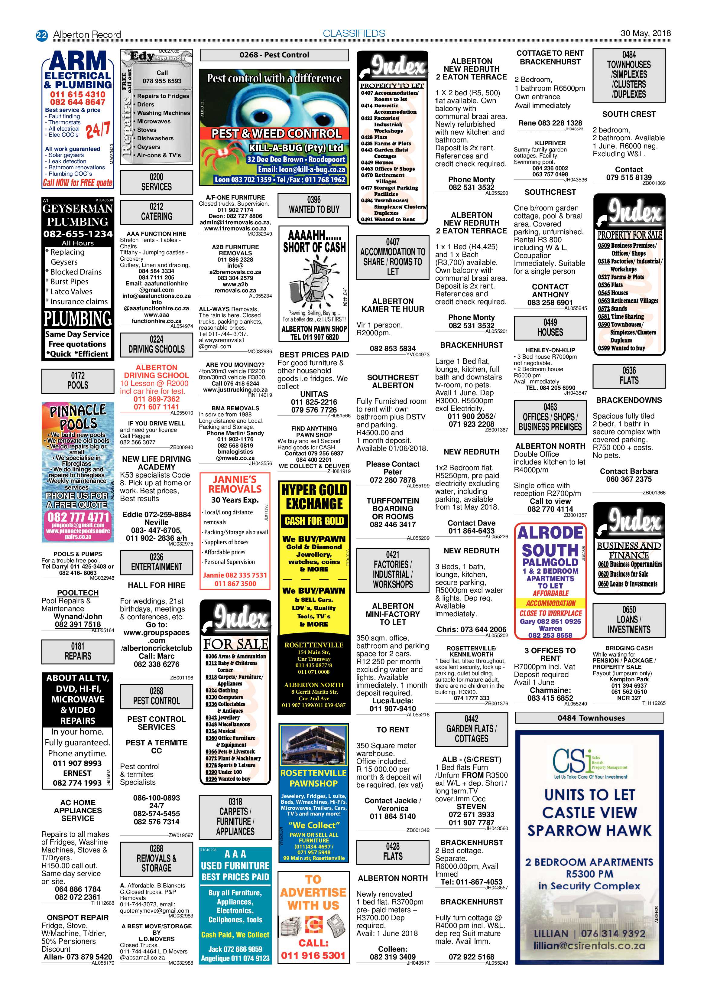Alberton Record 30 May 2018 page 22