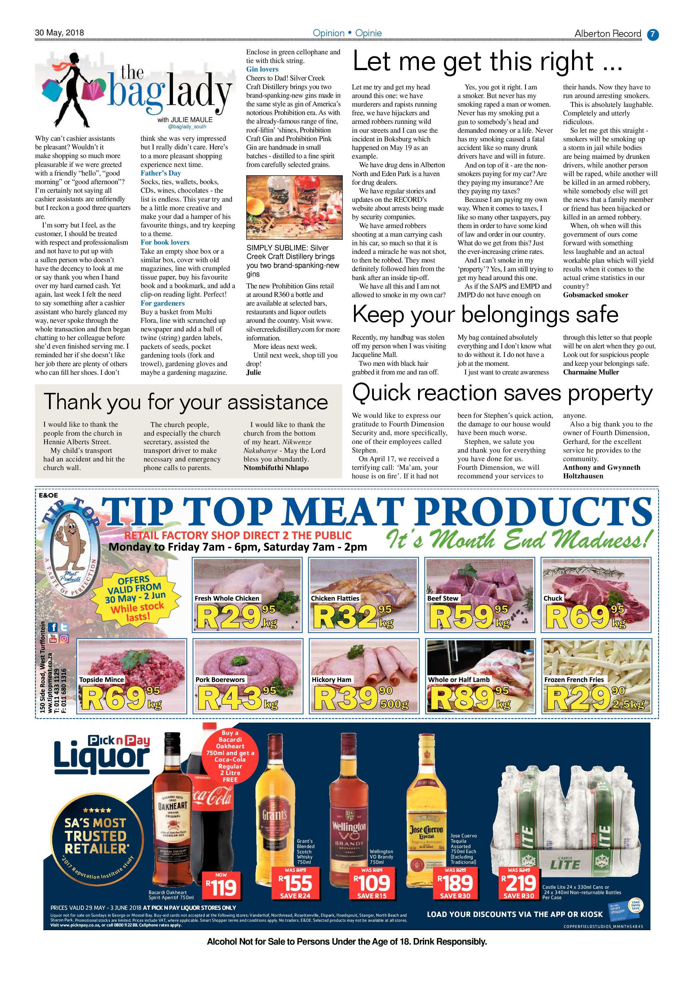 Alberton Record 30 May 2018 page 7