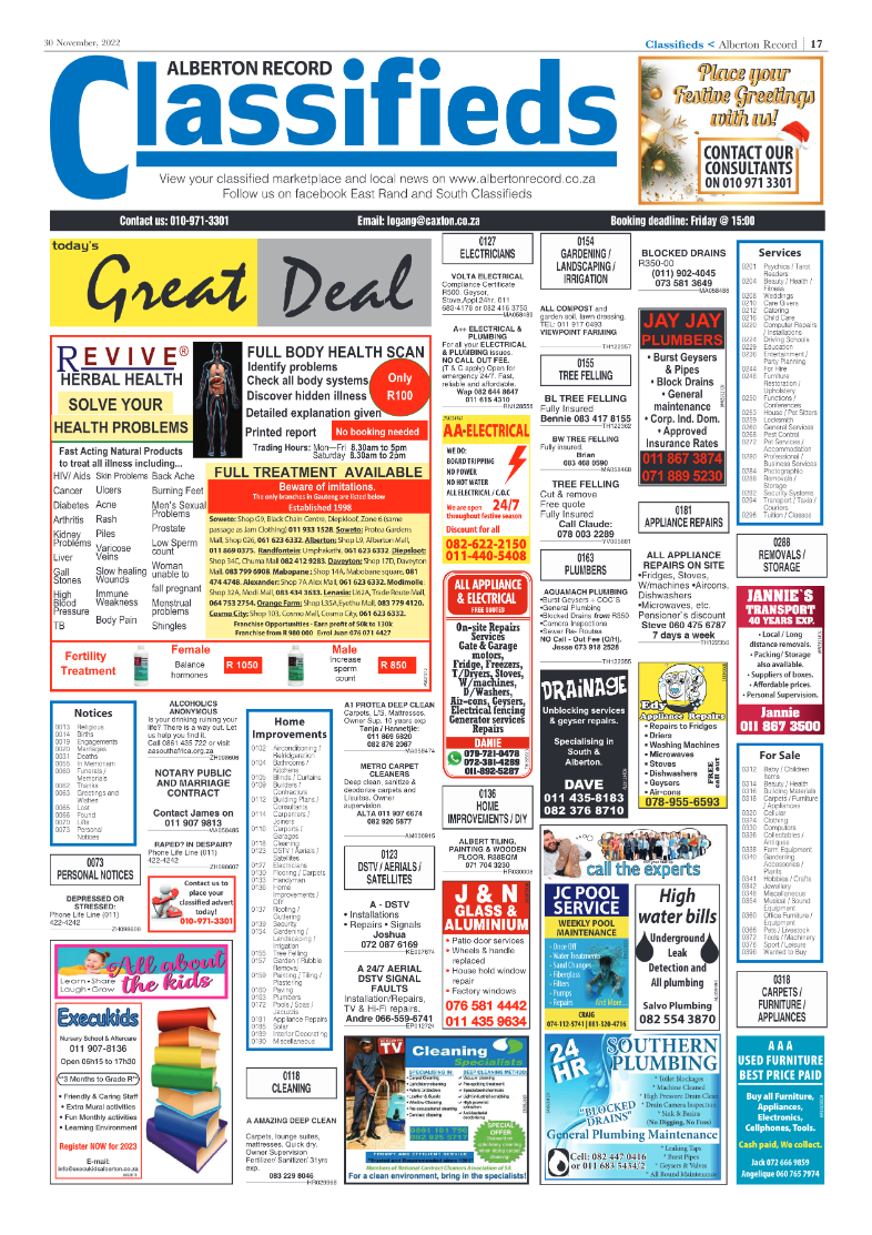 Alberton Record 30 Nov 2022 page 19