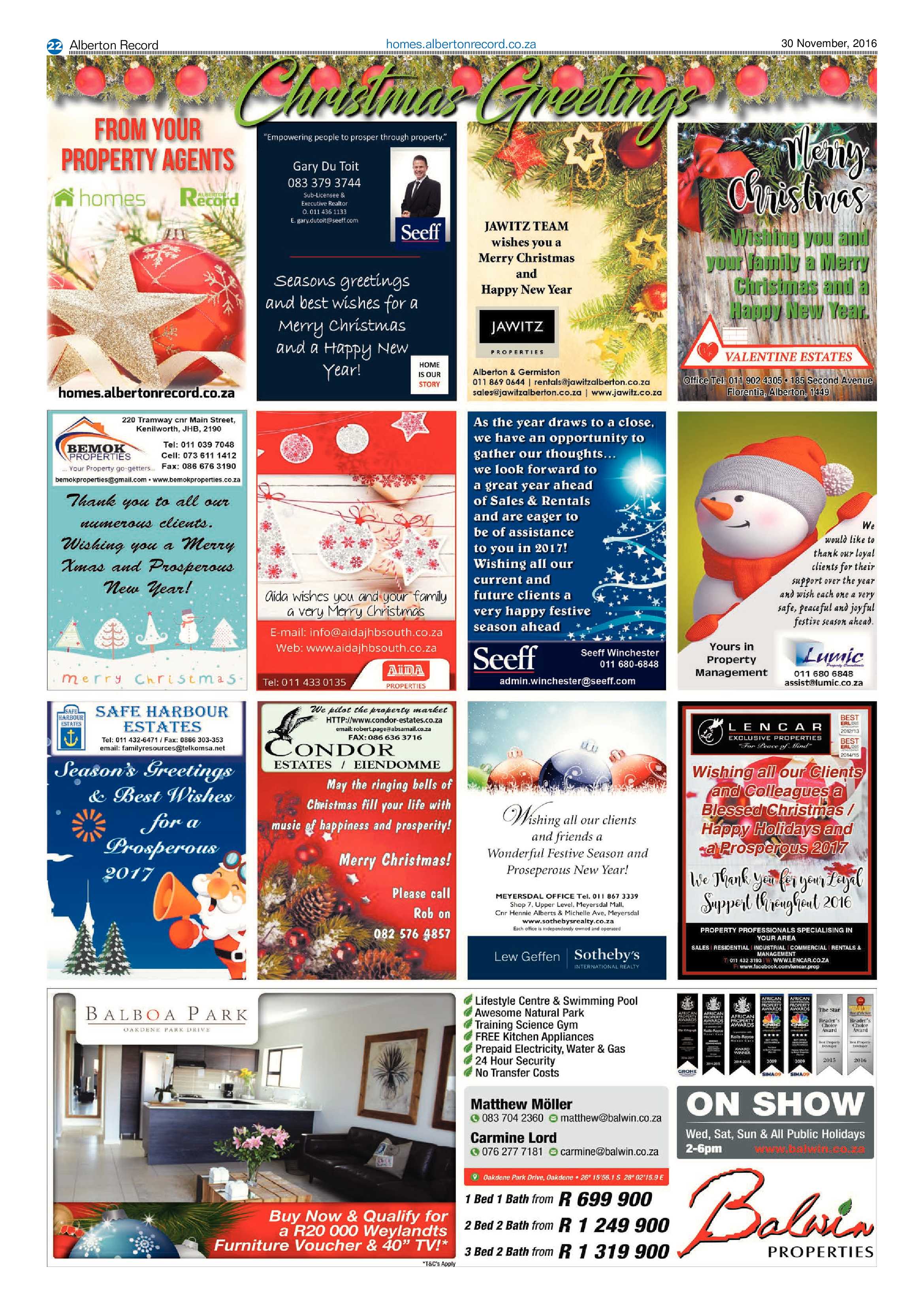 Alberton Record 30 November 2016 page 22