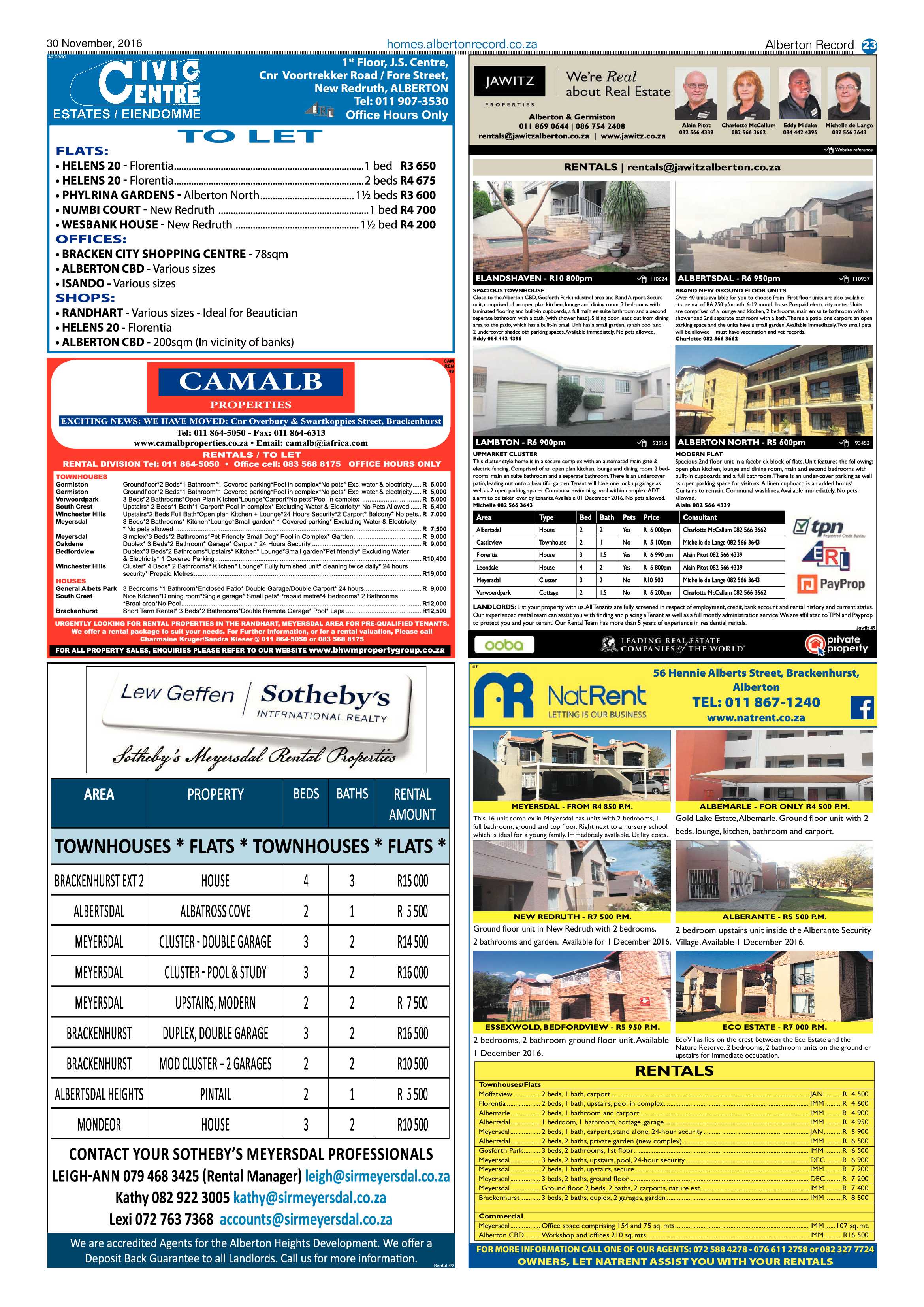 Alberton Record 30 November 2016 page 23