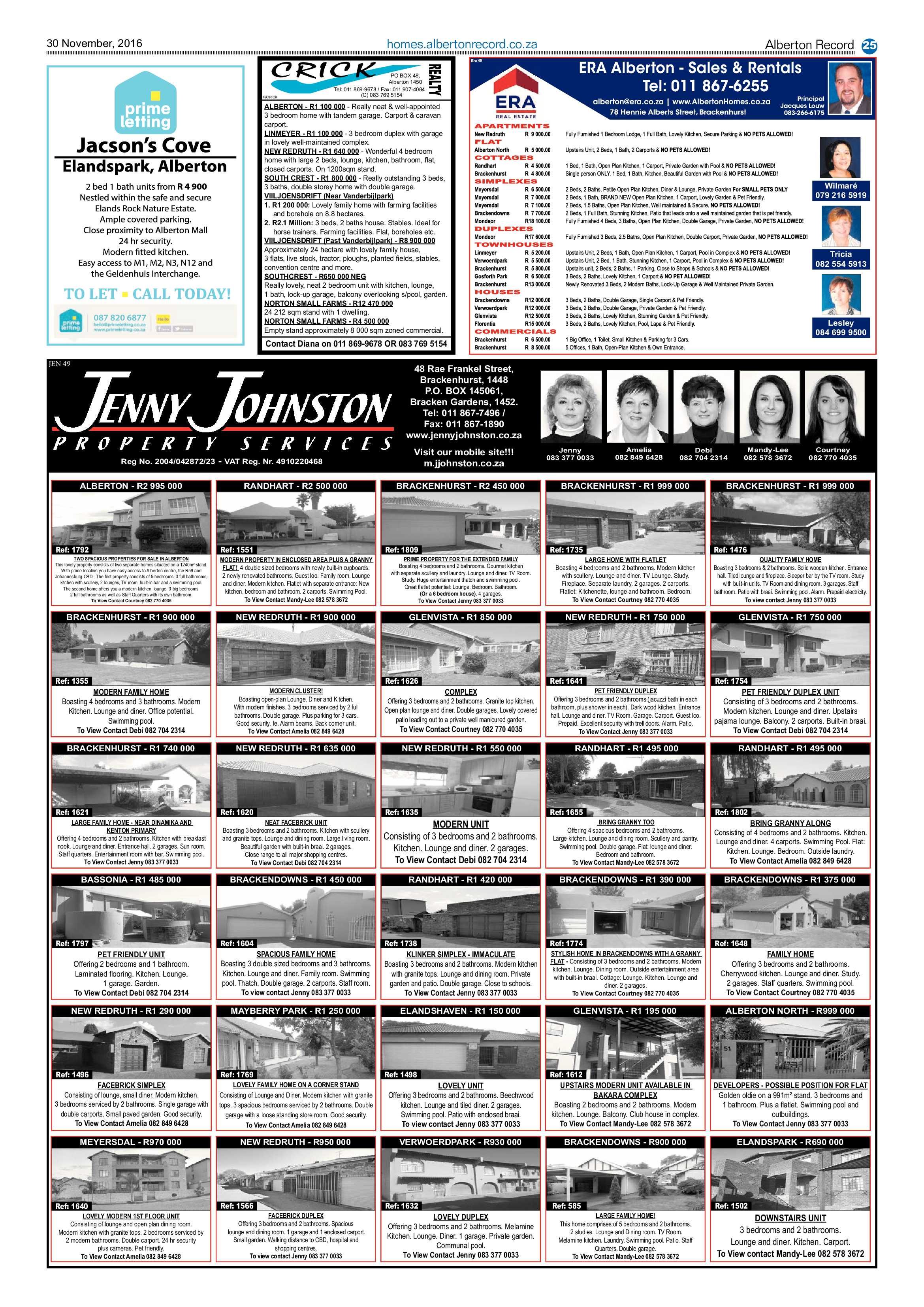 Alberton Record 30 November 2016 page 25