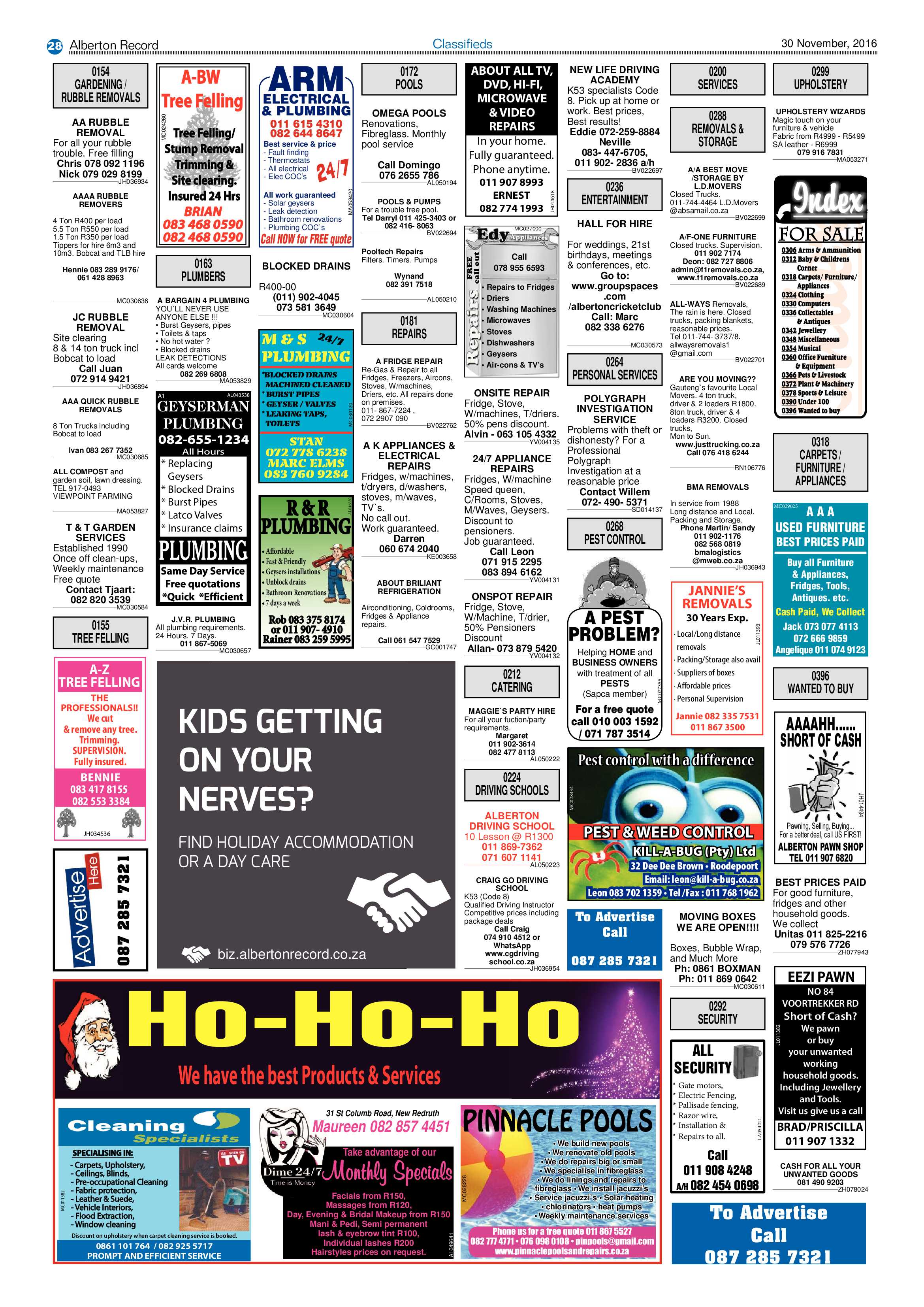 Alberton Record 30 November 2016 page 28