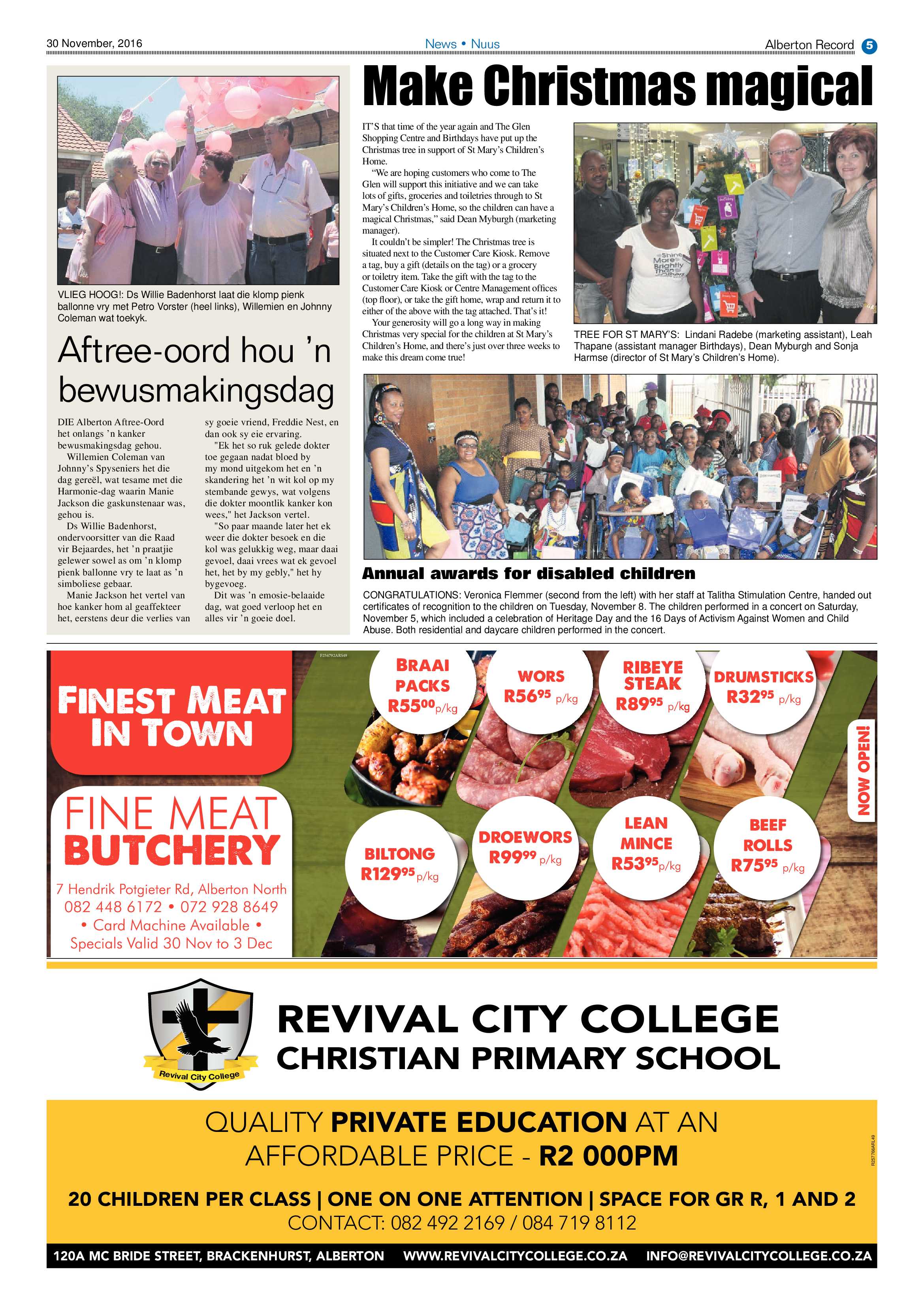 Alberton Record 30 November 2016 page 5