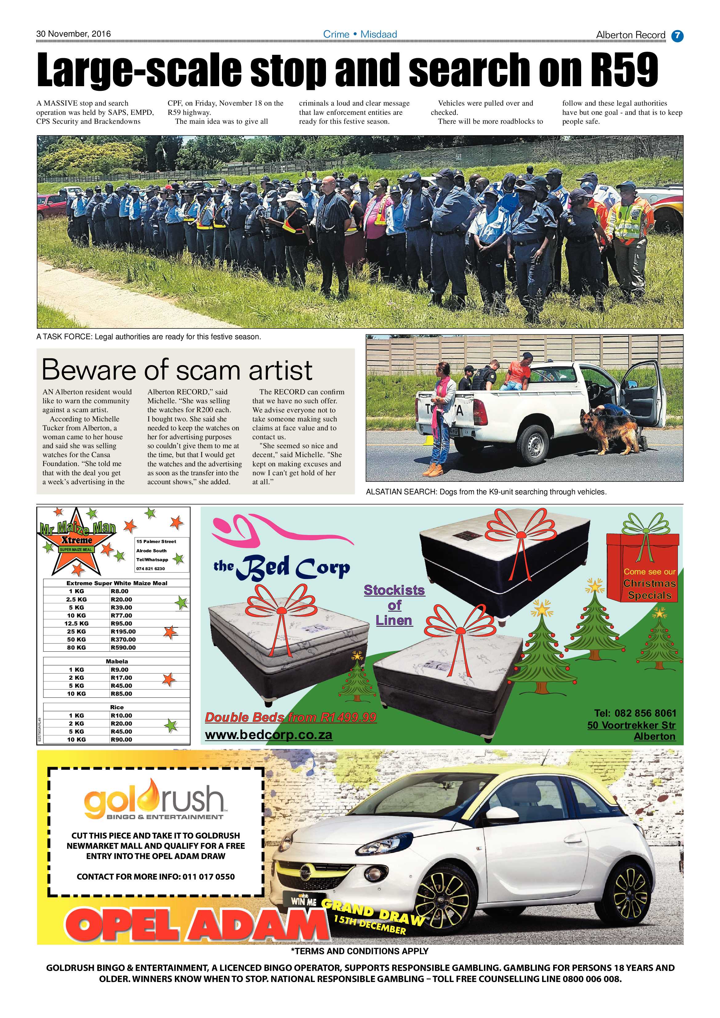 Alberton Record 30 November 2016 page 7